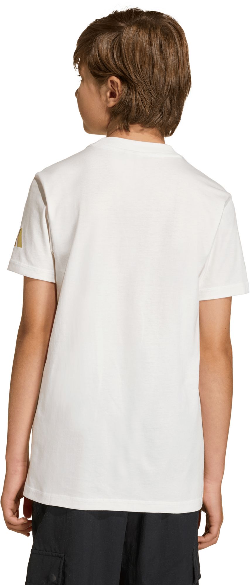 adidas Youth 2026 FIFA World Cup Official Emblem White T-Shirt product image