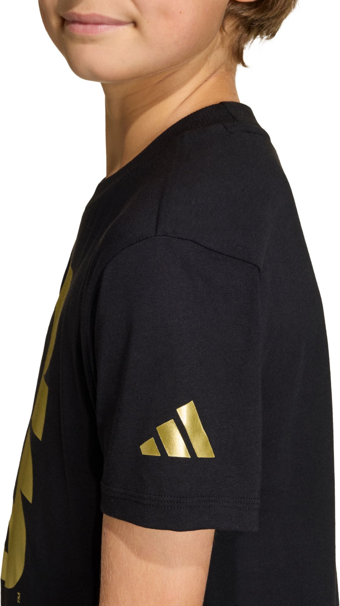 adidas Youth 2026 FIFA World Cup Official Emblem Black T-Shirt product image