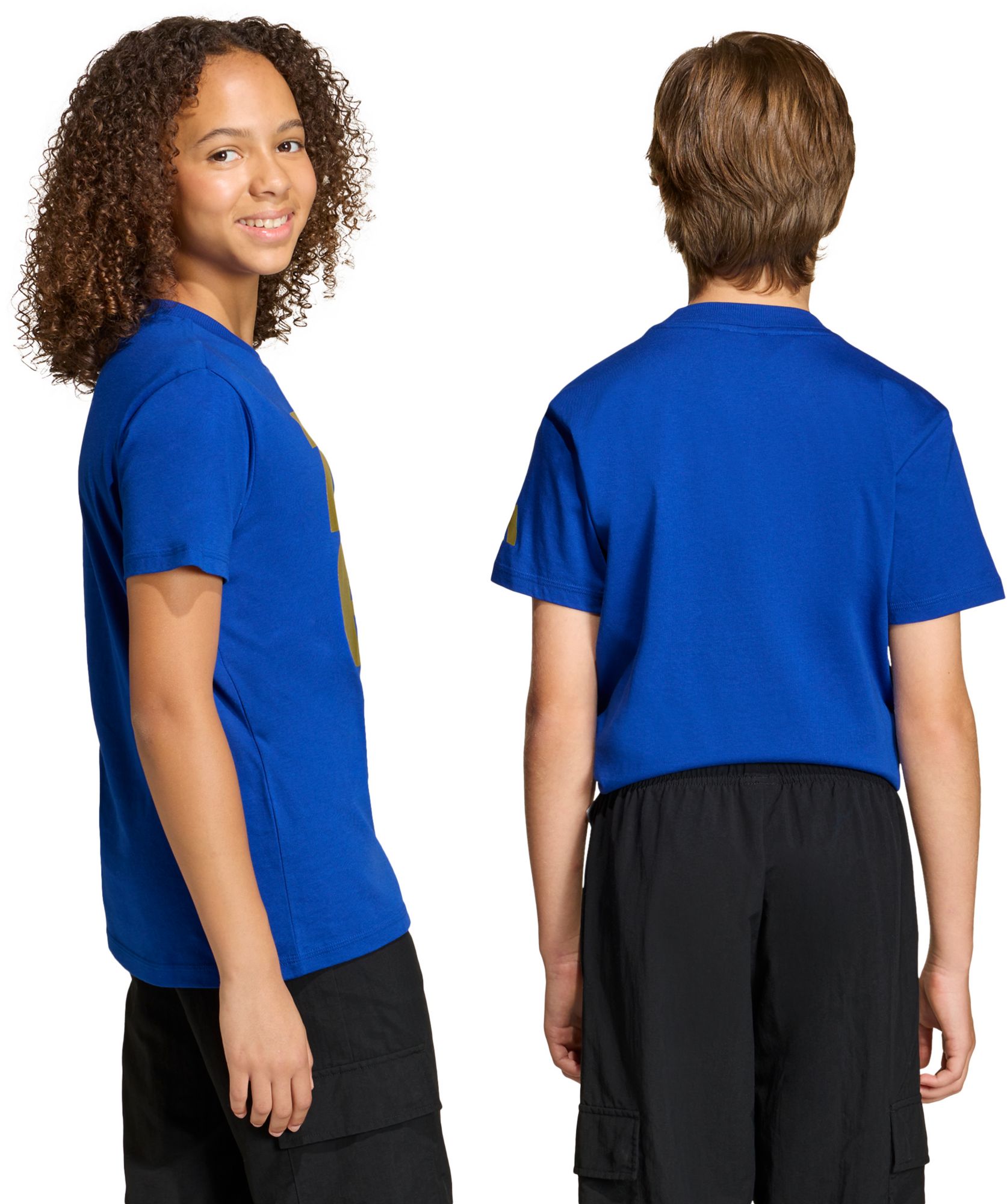 adidas Youth 2026 FIFA World Cup Official Emblem Royal T-Shirt product image