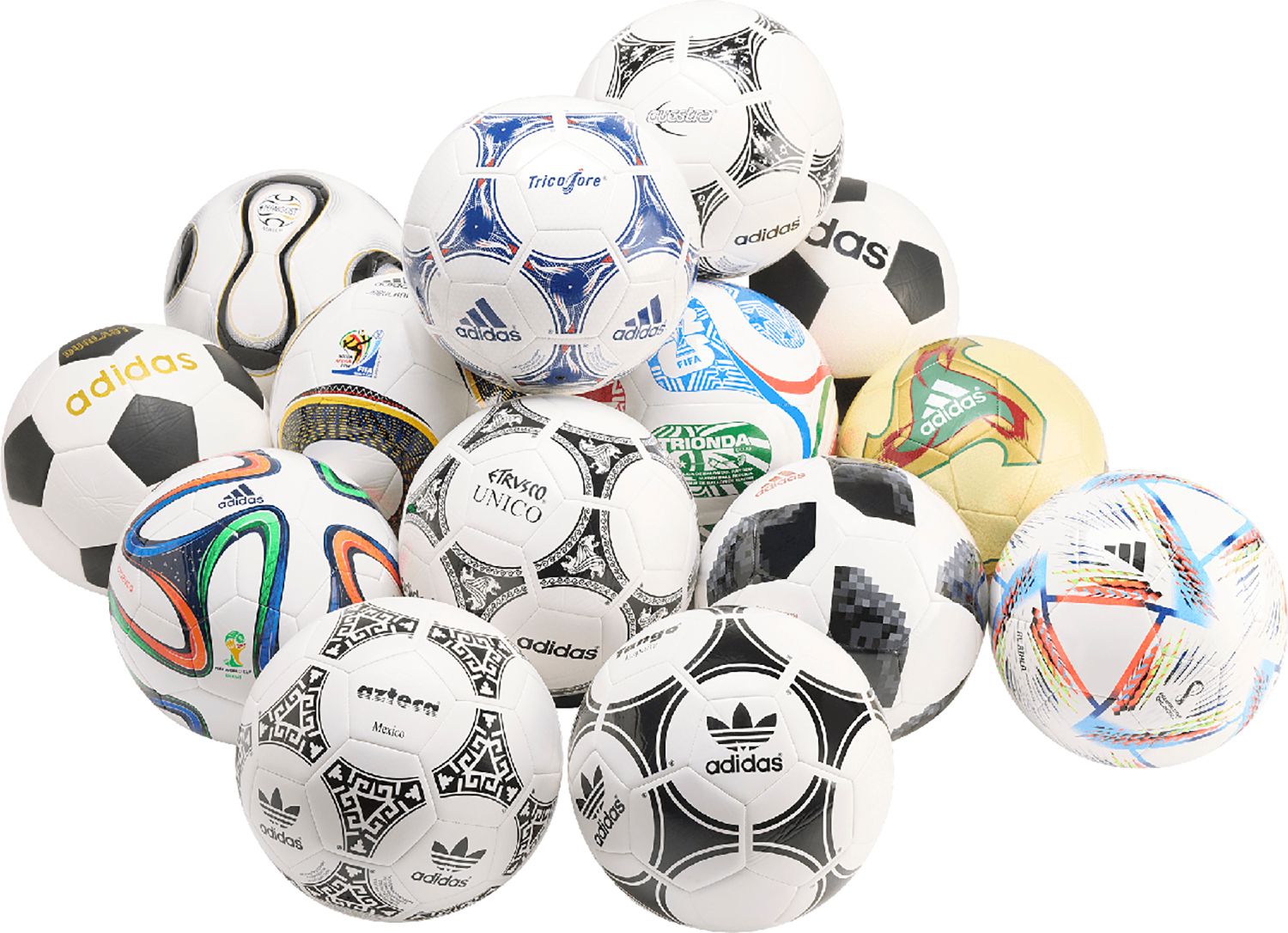 adidas FIFA World Cup Historical Club Soccer Ball Set product image