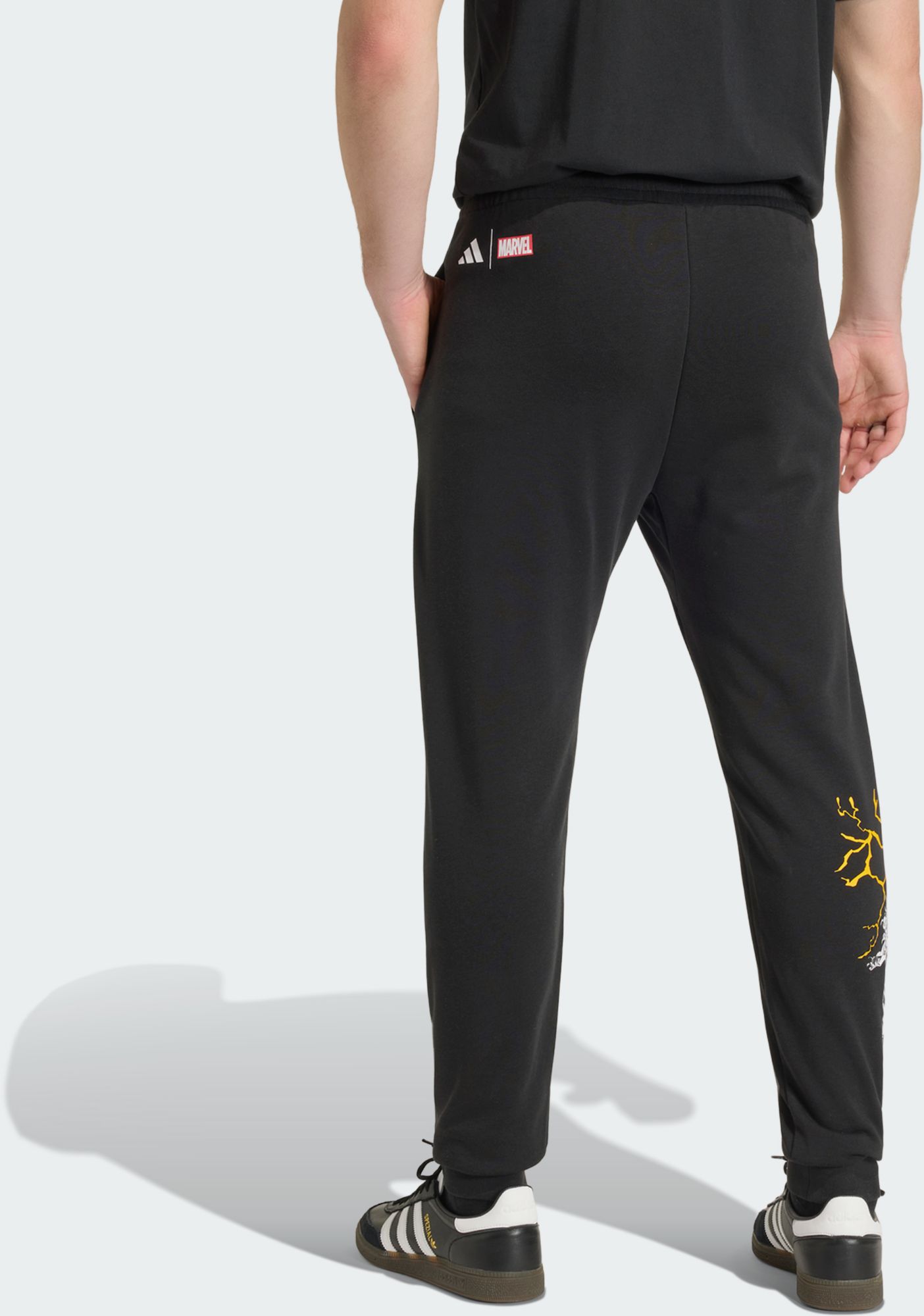 adidas Men's Real Madrid x Avengers Black Track Pants product image