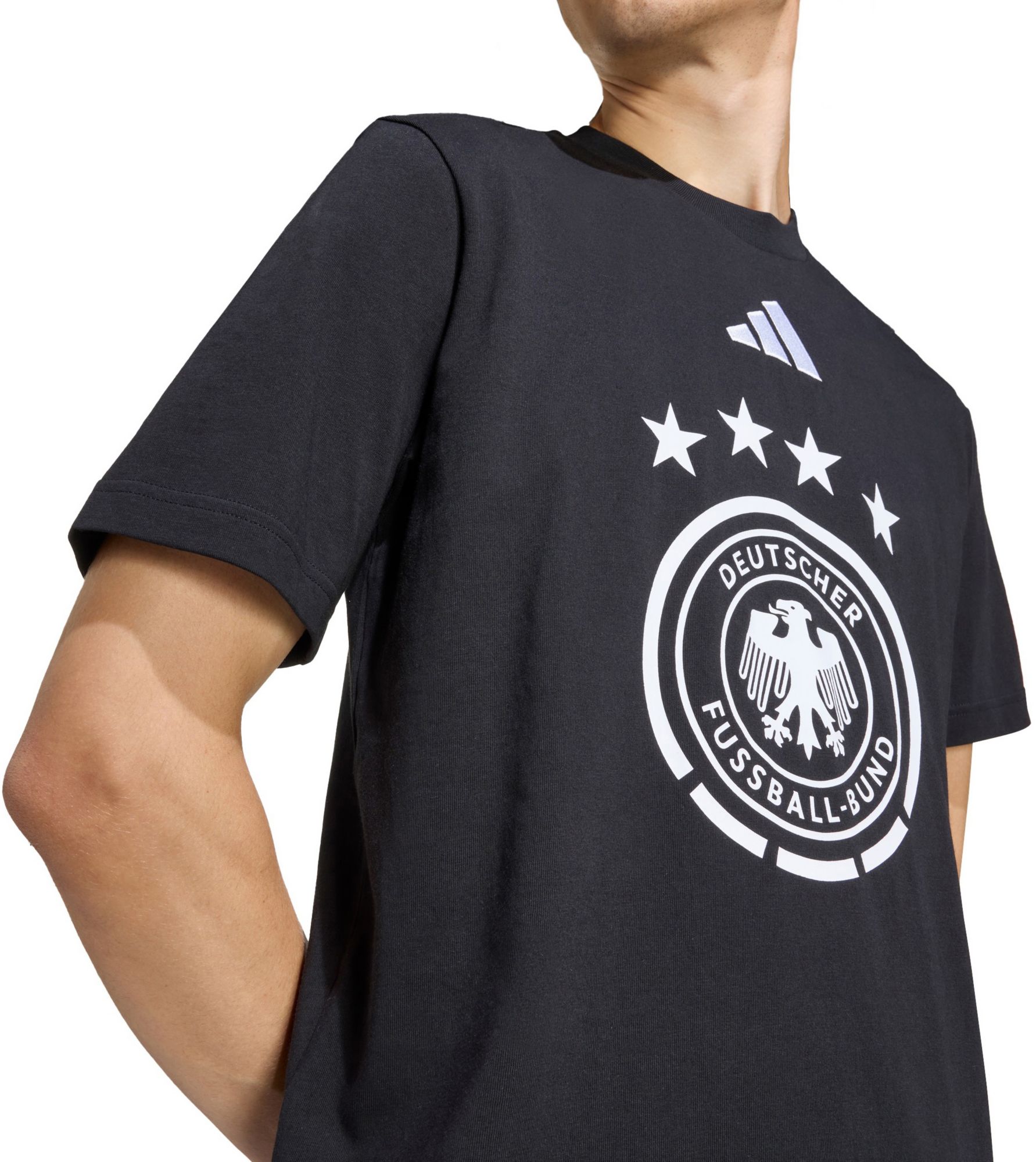 adidas Adult Germany 2026 Black Graphic Team Logo T-Shirt product image