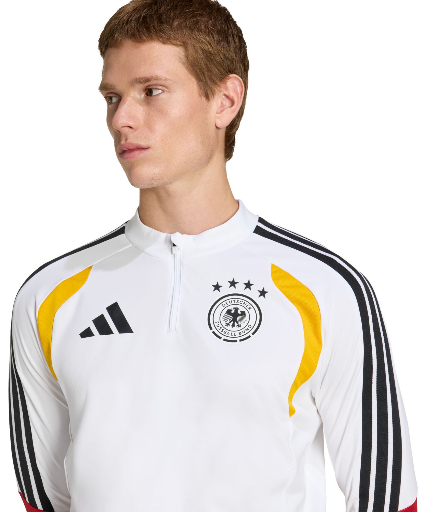 adidas Adult Germany 2026 White Home Quarter-Zip Training Jacket product image