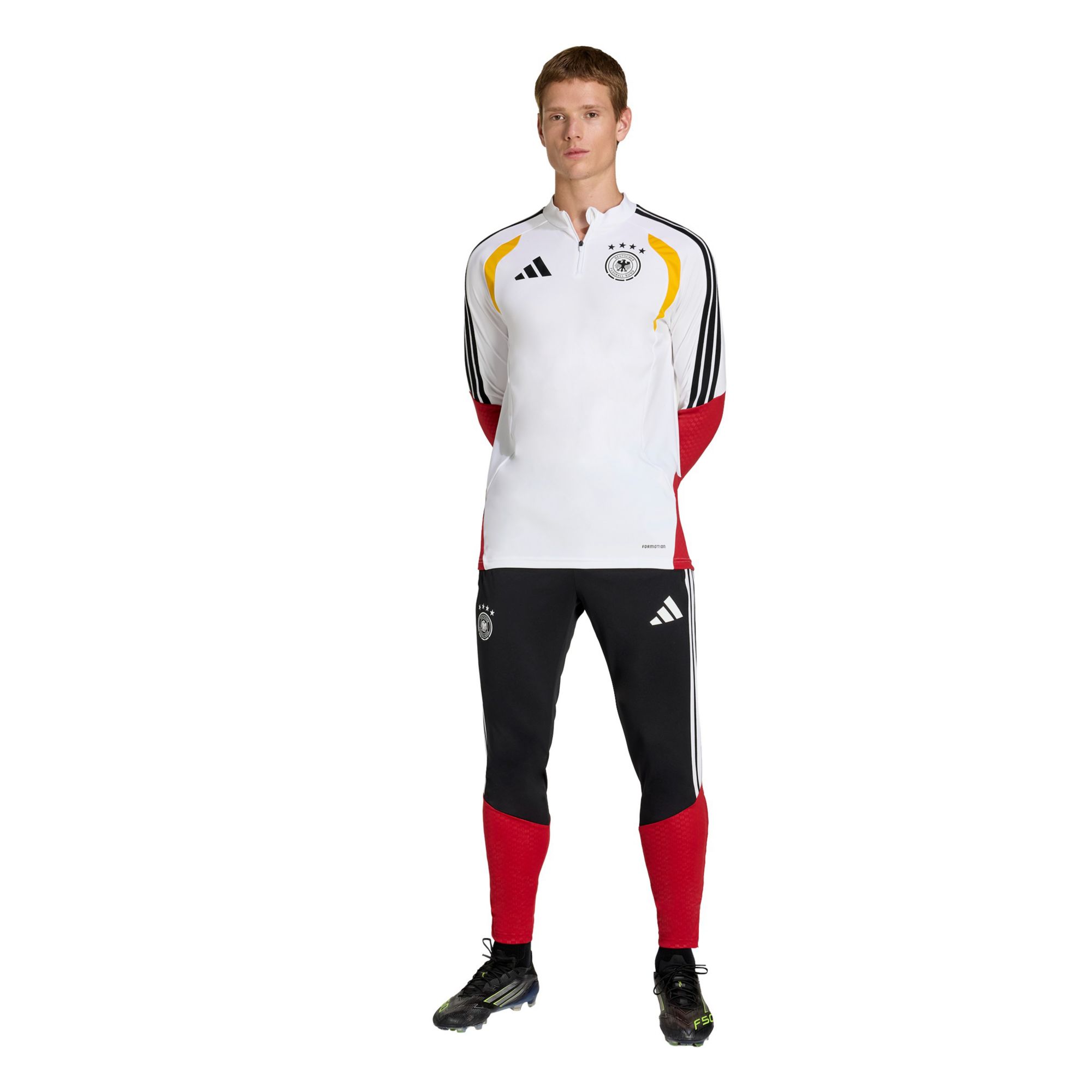 adidas Adult Germany 2026 White Home Quarter-Zip Training Jacket product image