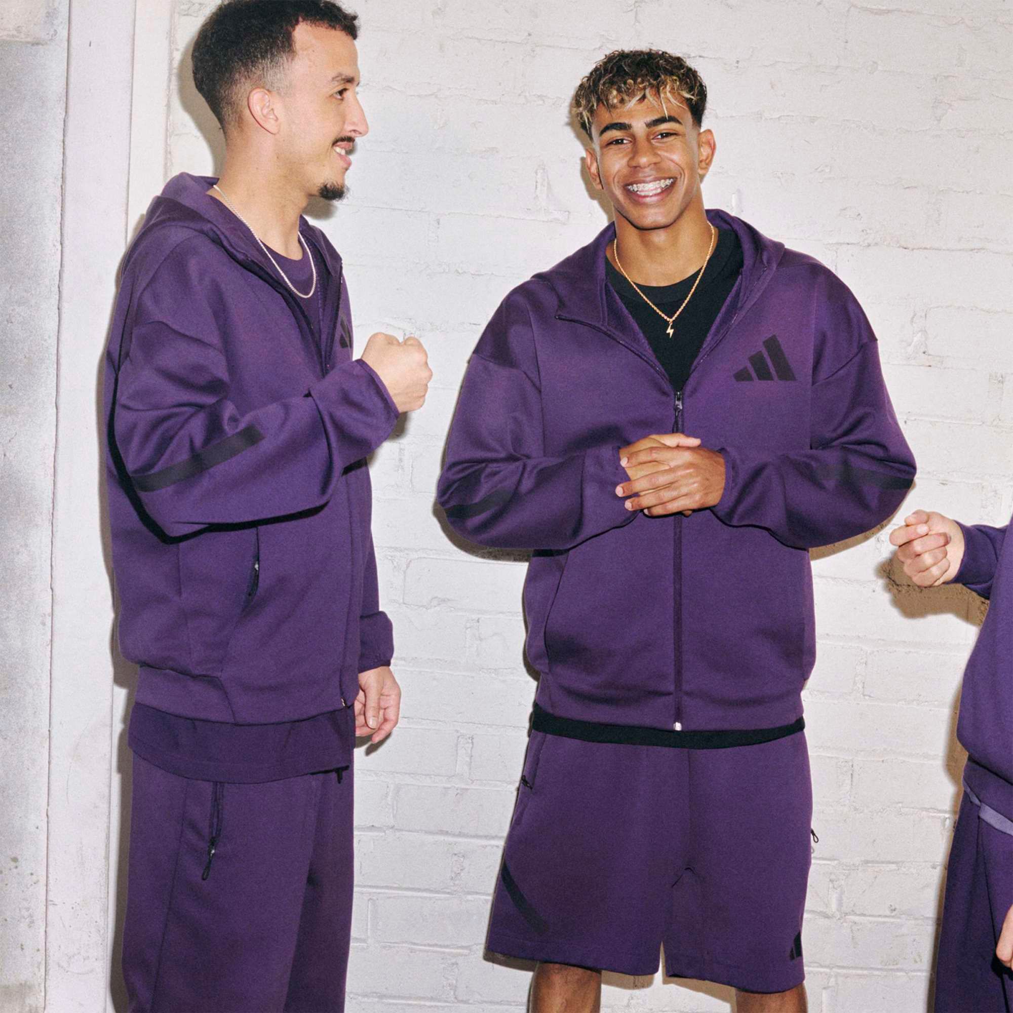 adidas Men's Z.N.E. Full-Zip Hooded Fleece Jacket product image