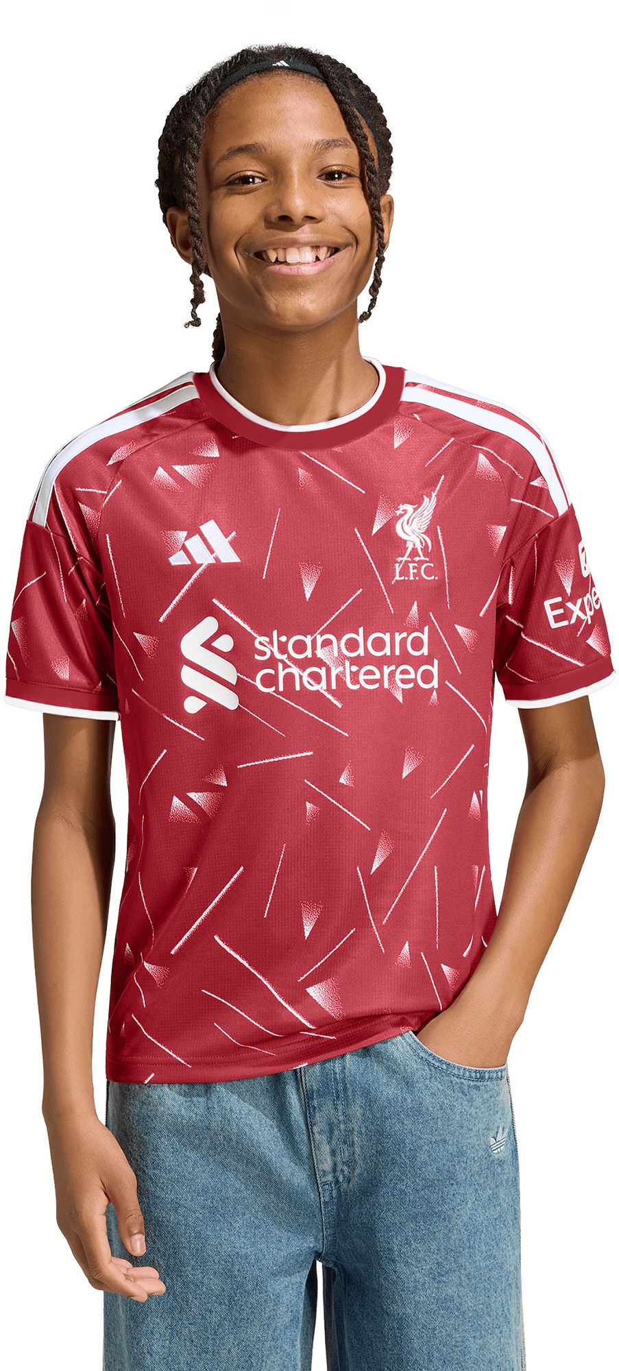 adidas Youth Liverpool Maroon 2026 Home Replica Jersey product image