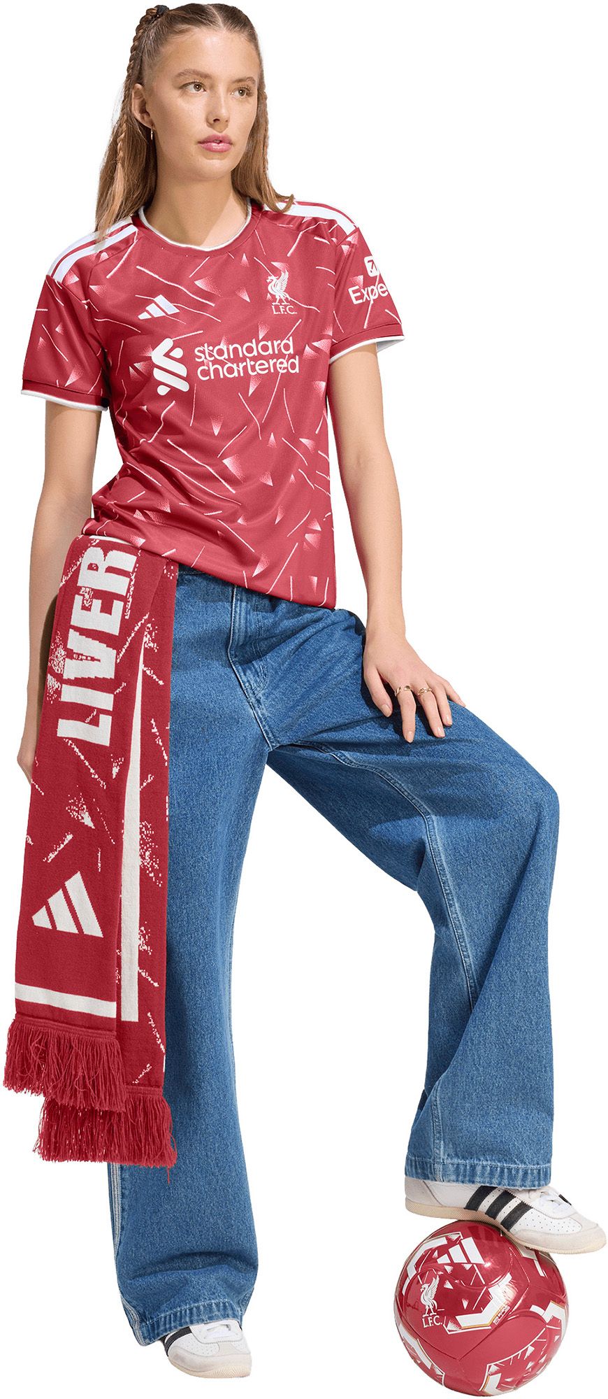 adidas Women's Liverpool Maroon 2026 Home Replica Jersey product image