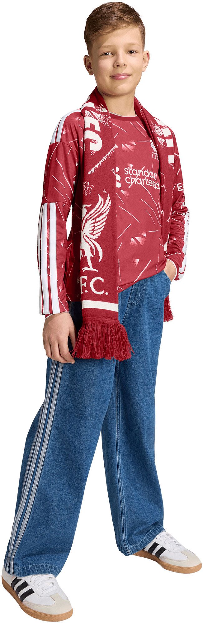 adidas Youth Liverpool Maroon 2026 Home Replica Jersey product image