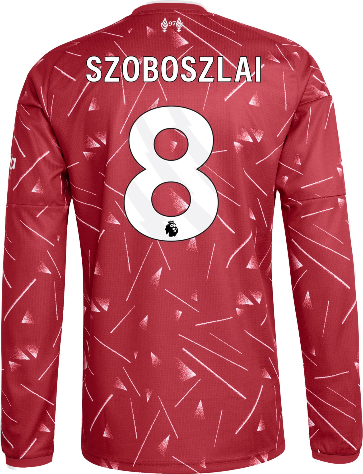 adidas Adult Liverpool Dominik Szoboszlai 2026 Home Long Sleeve