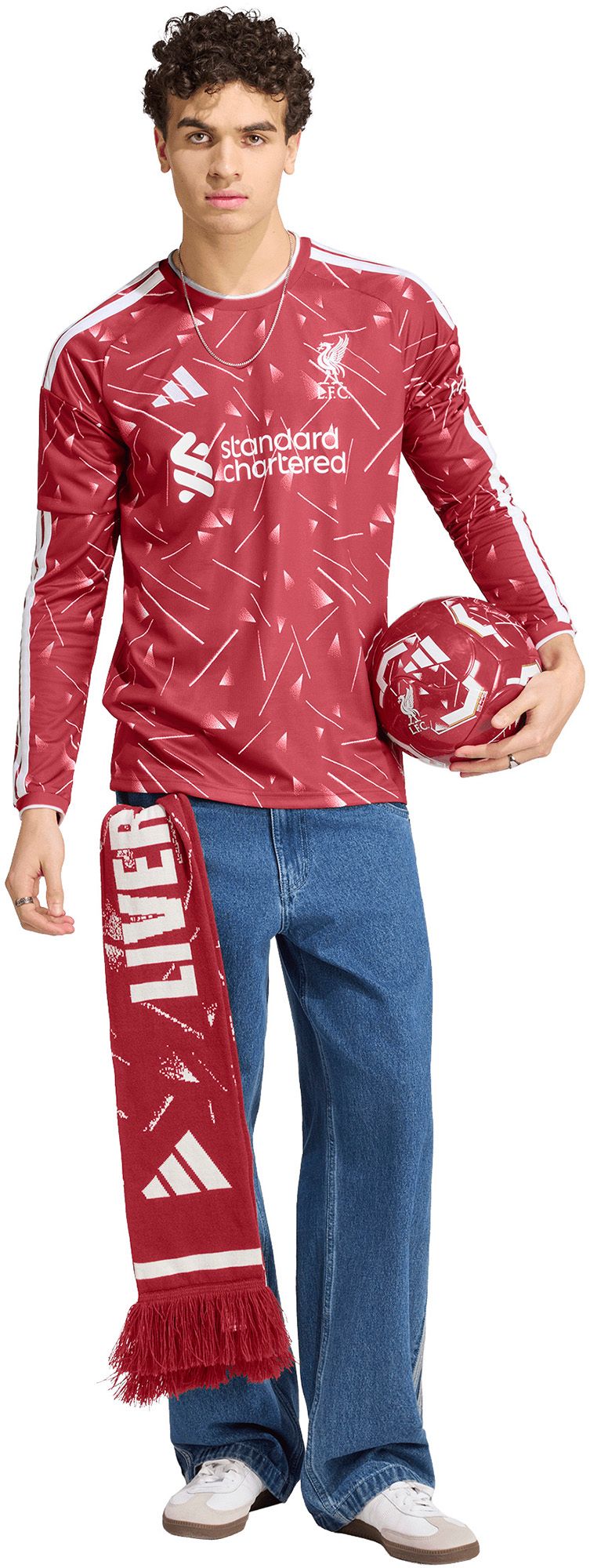 adidas Adult Liverpool Maroon 2026 Home Replica Jersey product image