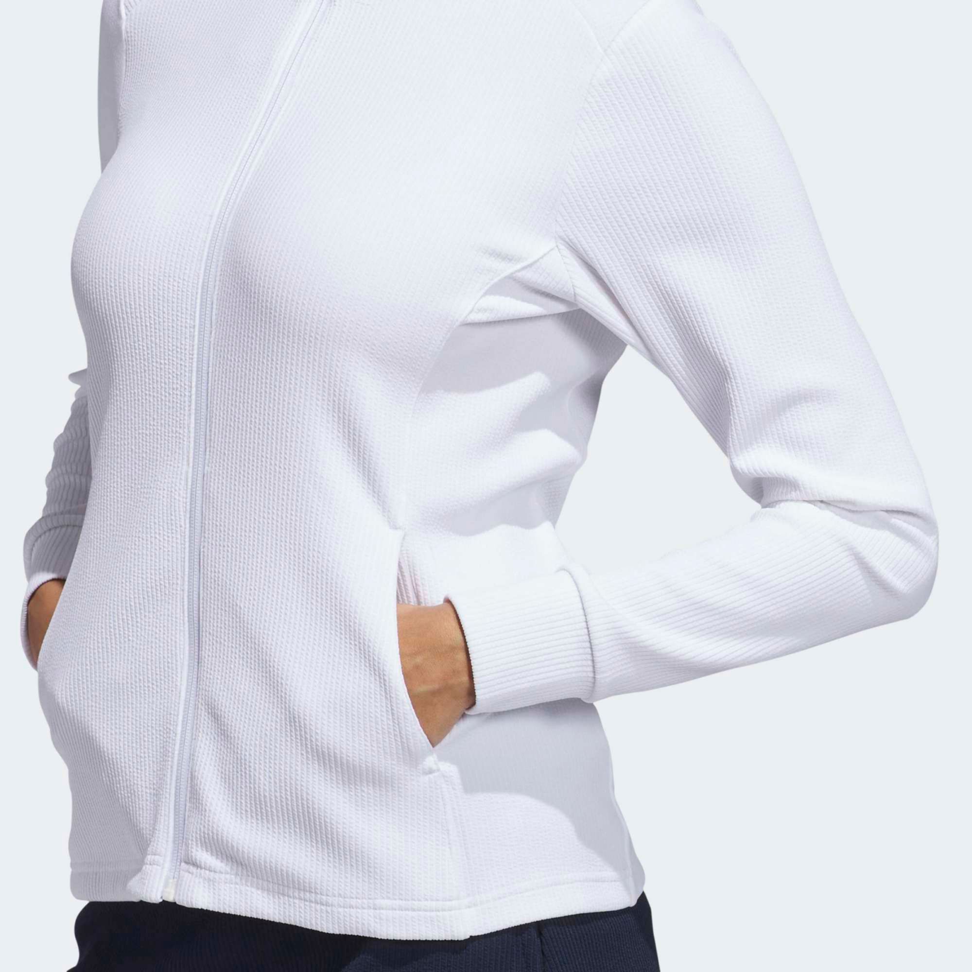 adidas Women's Performance Texture Full Zip Golf Jacket product image
