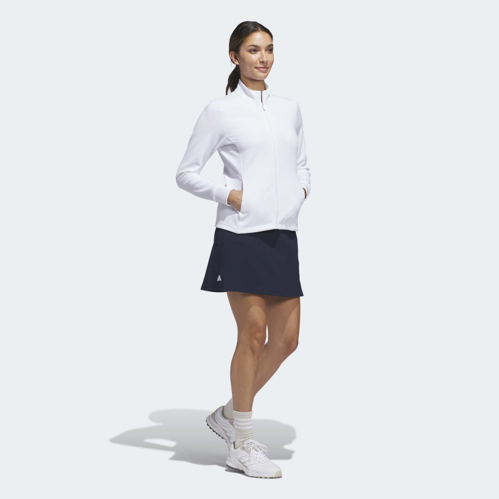 adidas Women's Performance Texture Full Zip Golf Jacket product image