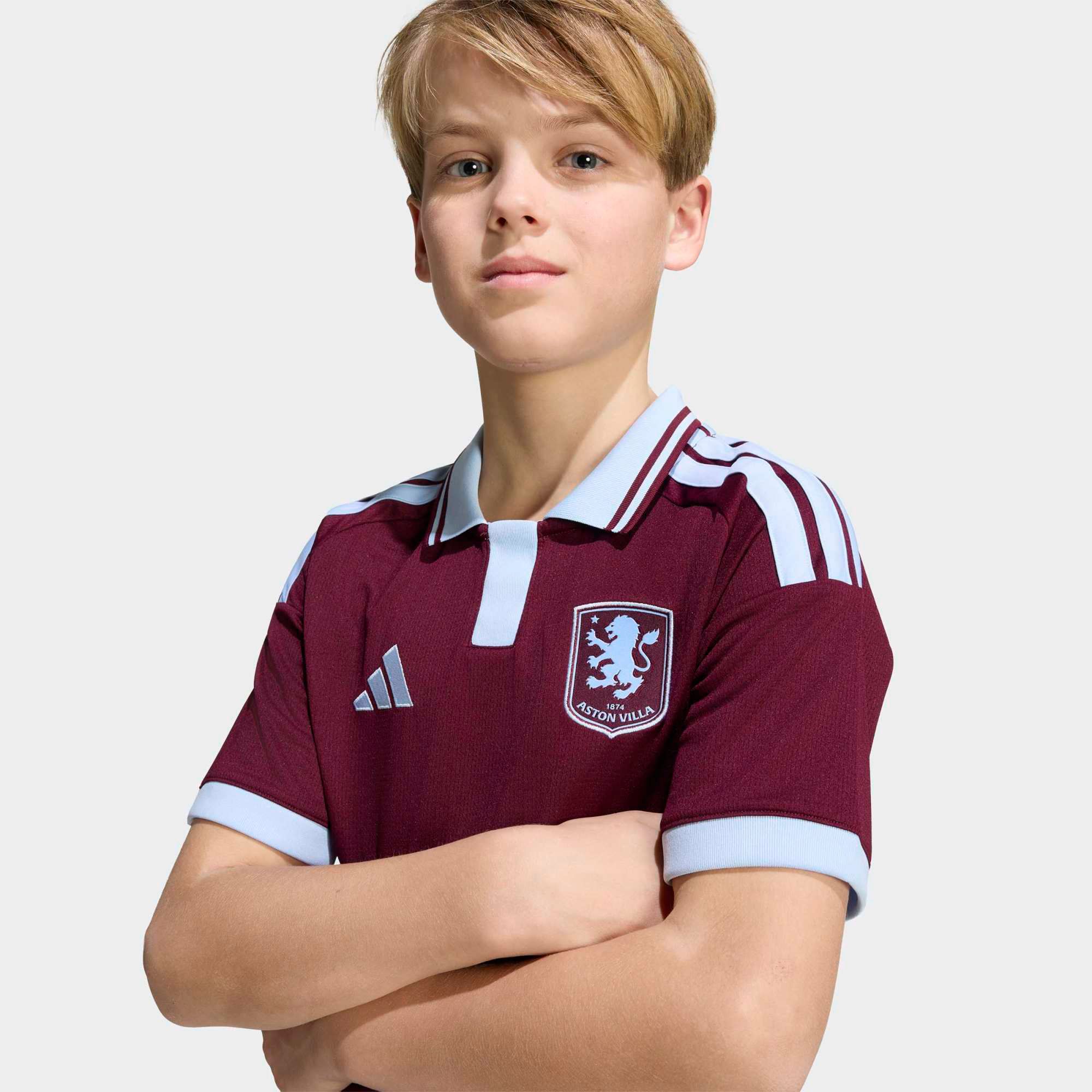 adidas Youth Aston Villa 2026 Maroon Home Replica Jersey product image