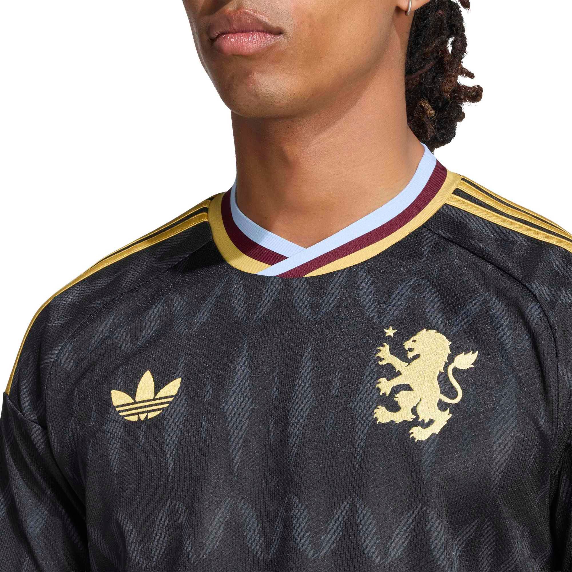 adidas Adult Aston Villa 2026 Away Long Sleeve Replica Jersey
