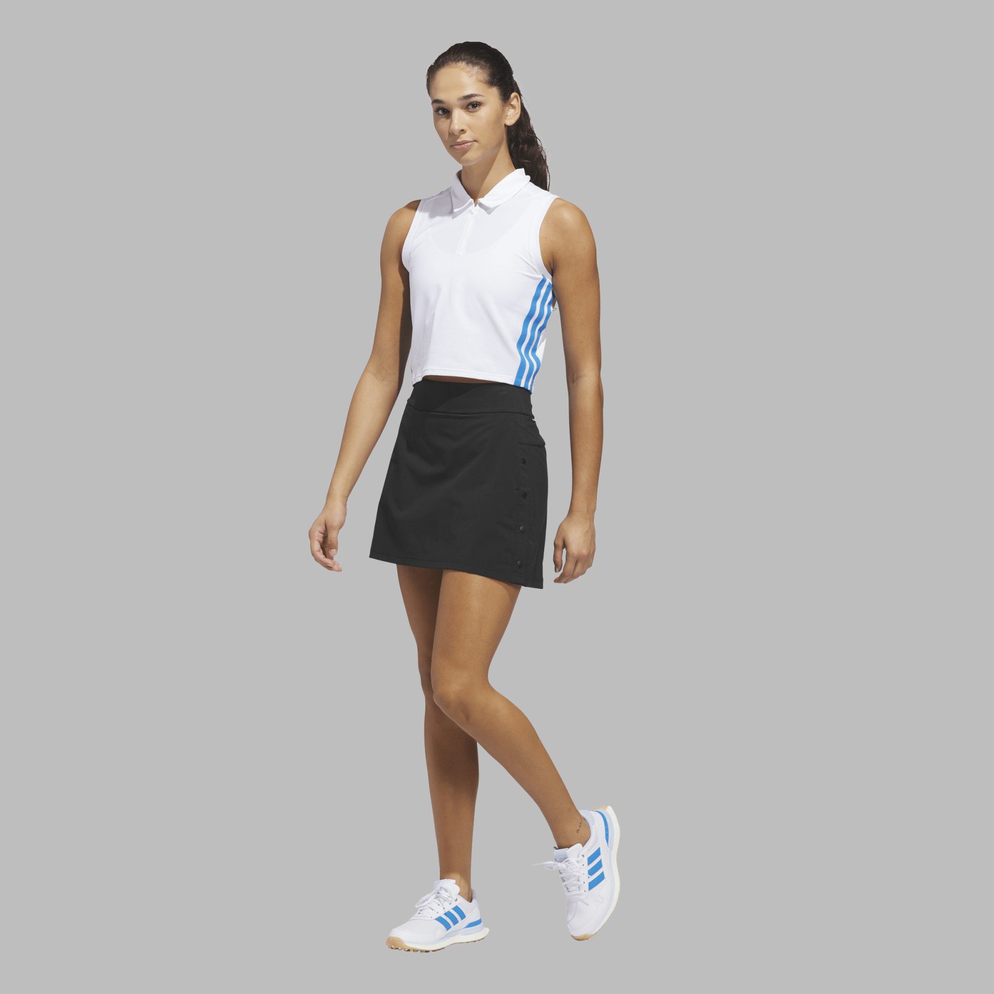adidas Women's 15" Beyond Side-Snap Twistweave Golf Skort product image