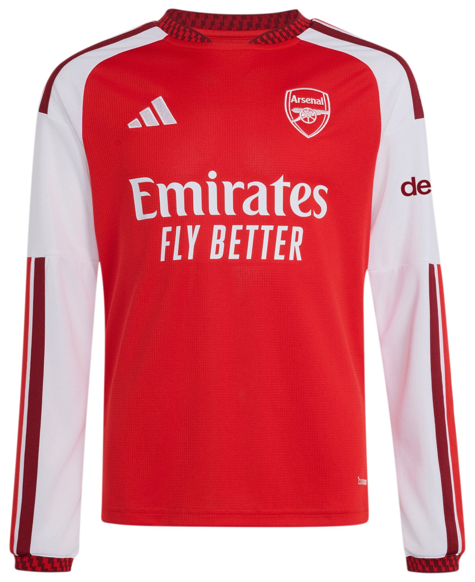 adidas Youth Arsenal 2026 Red Home Replica Long Sleeve Jersey product image