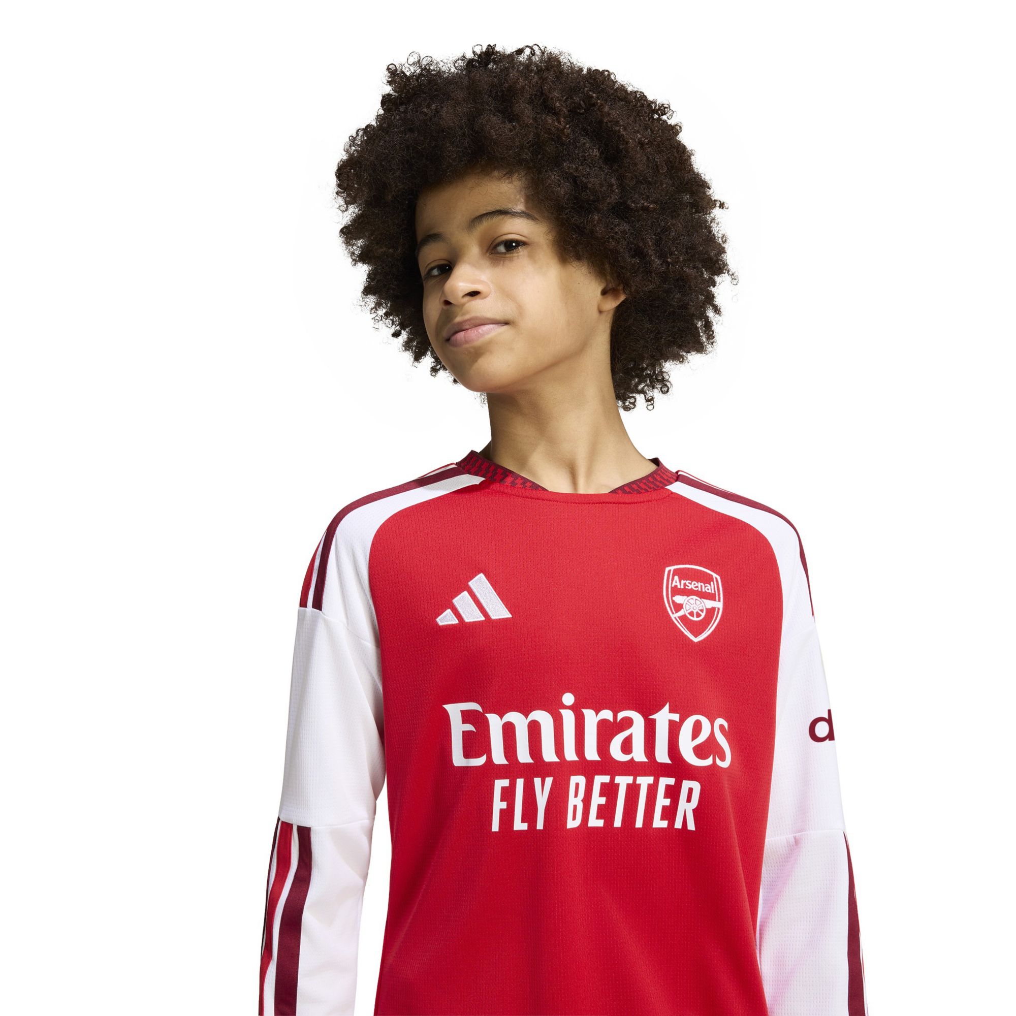 adidas Youth Arsenal 2026 Red Home Replica Long Sleeve Jersey product image