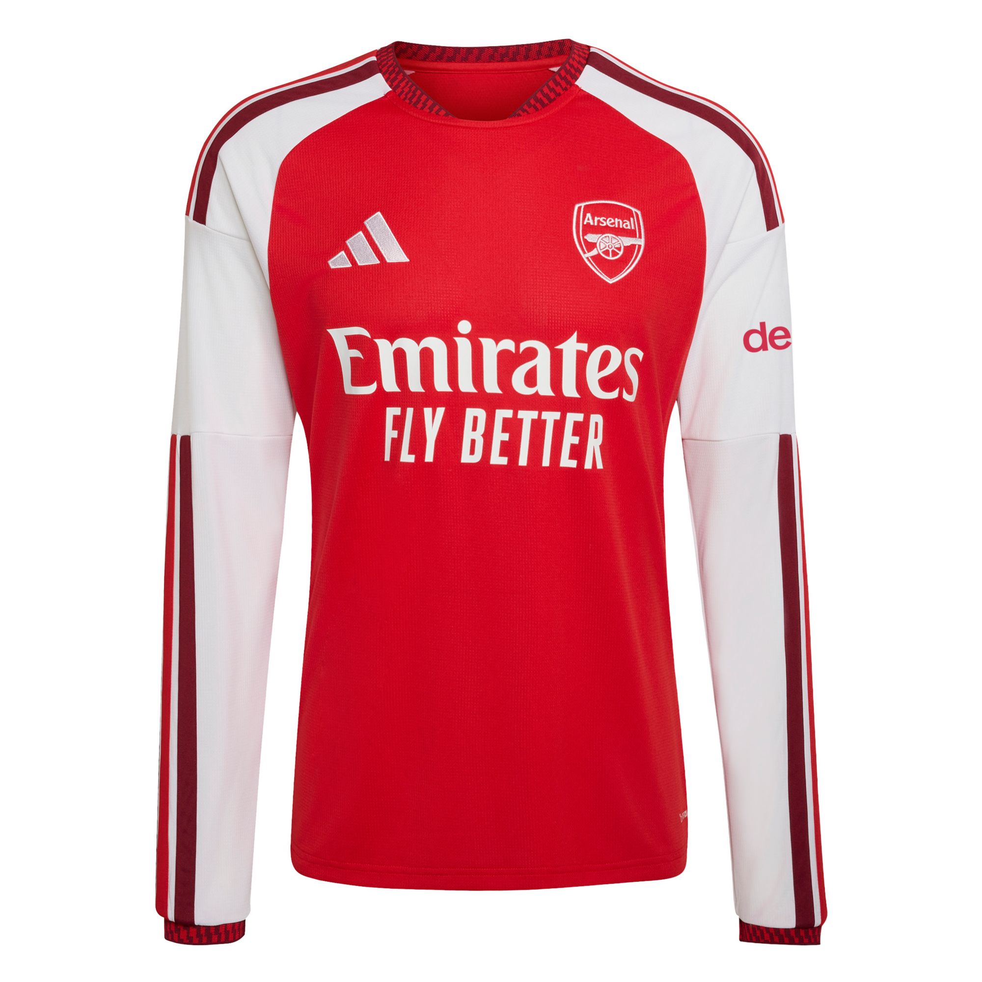 adidas Adult Arsenal 2026 Red Home Replica Long Sleeve Jersey product image