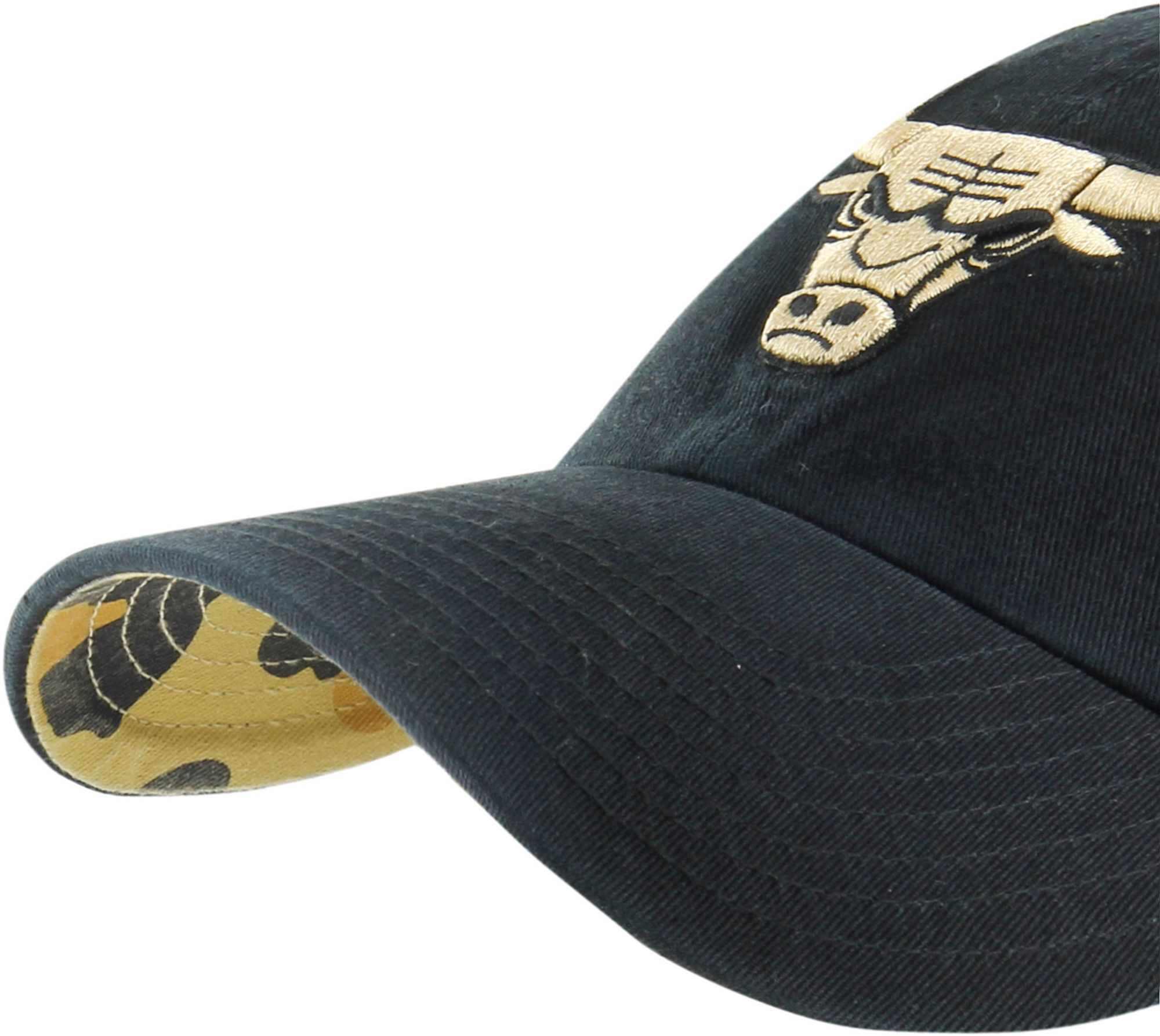‘47 Women's Chicago Bulls Black Clean Up Adjustable Hat product image