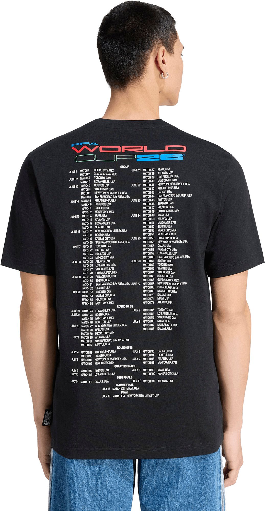 adidas Adult FIFA World Cup 2026 Black 2026 T-Shirt product image