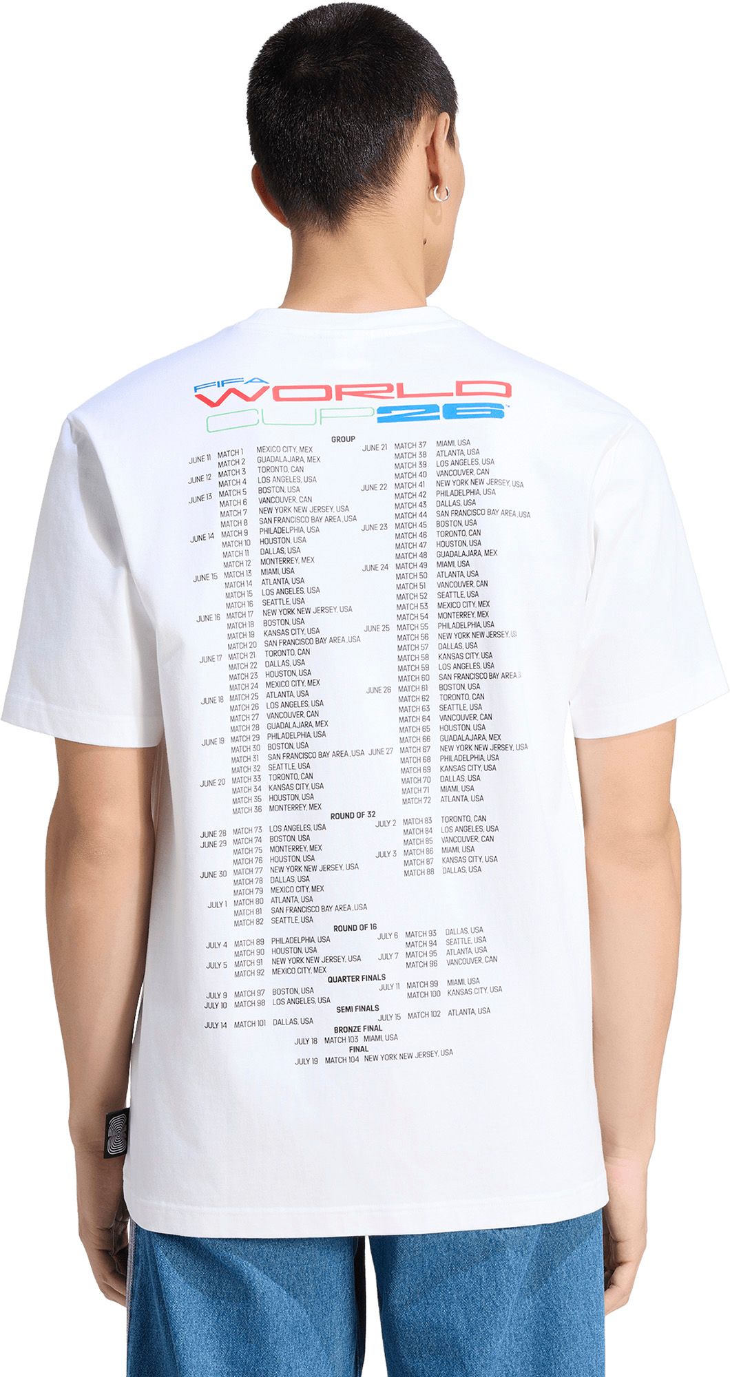 adidas Adult FIFA World Cup 2026 White 2026 T-Shirt product image