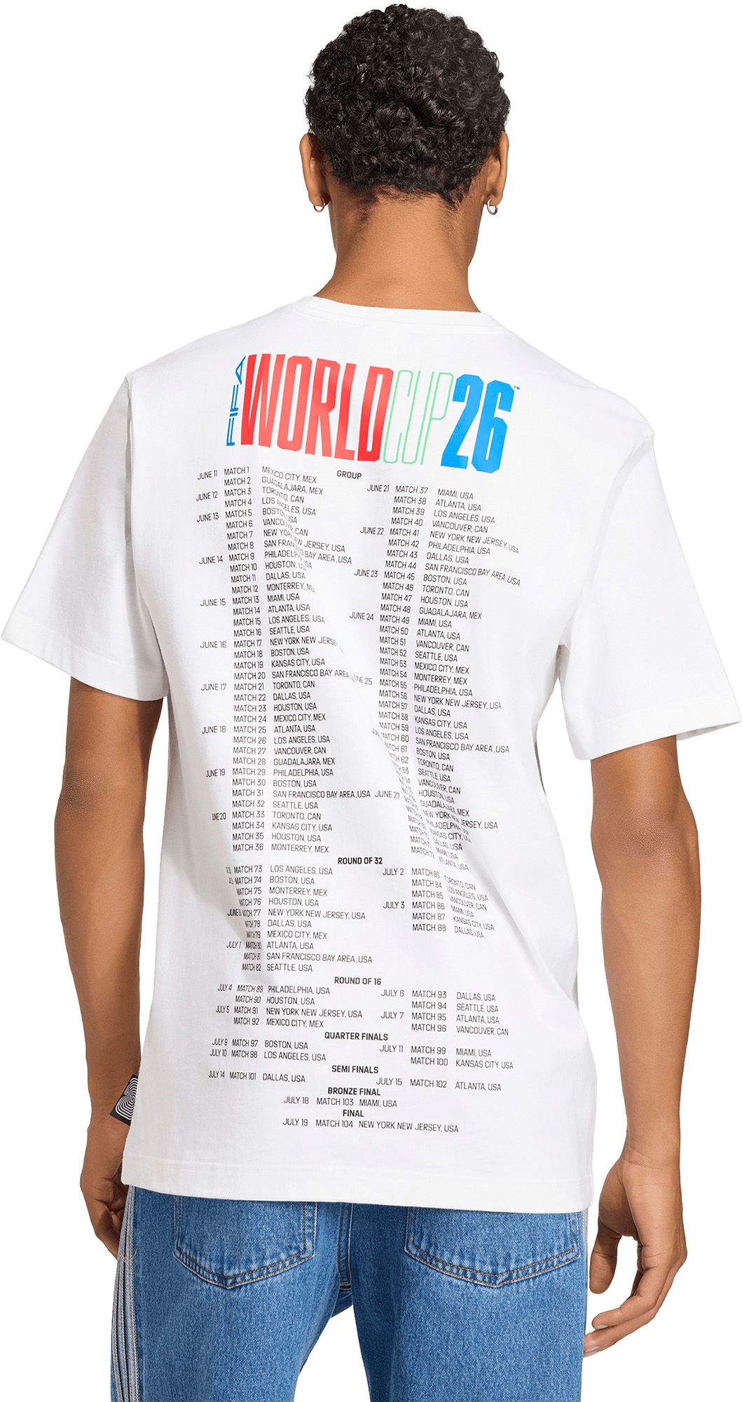adidas Adult FIFA World Cup 2026 White 2026 T-Shirt product image