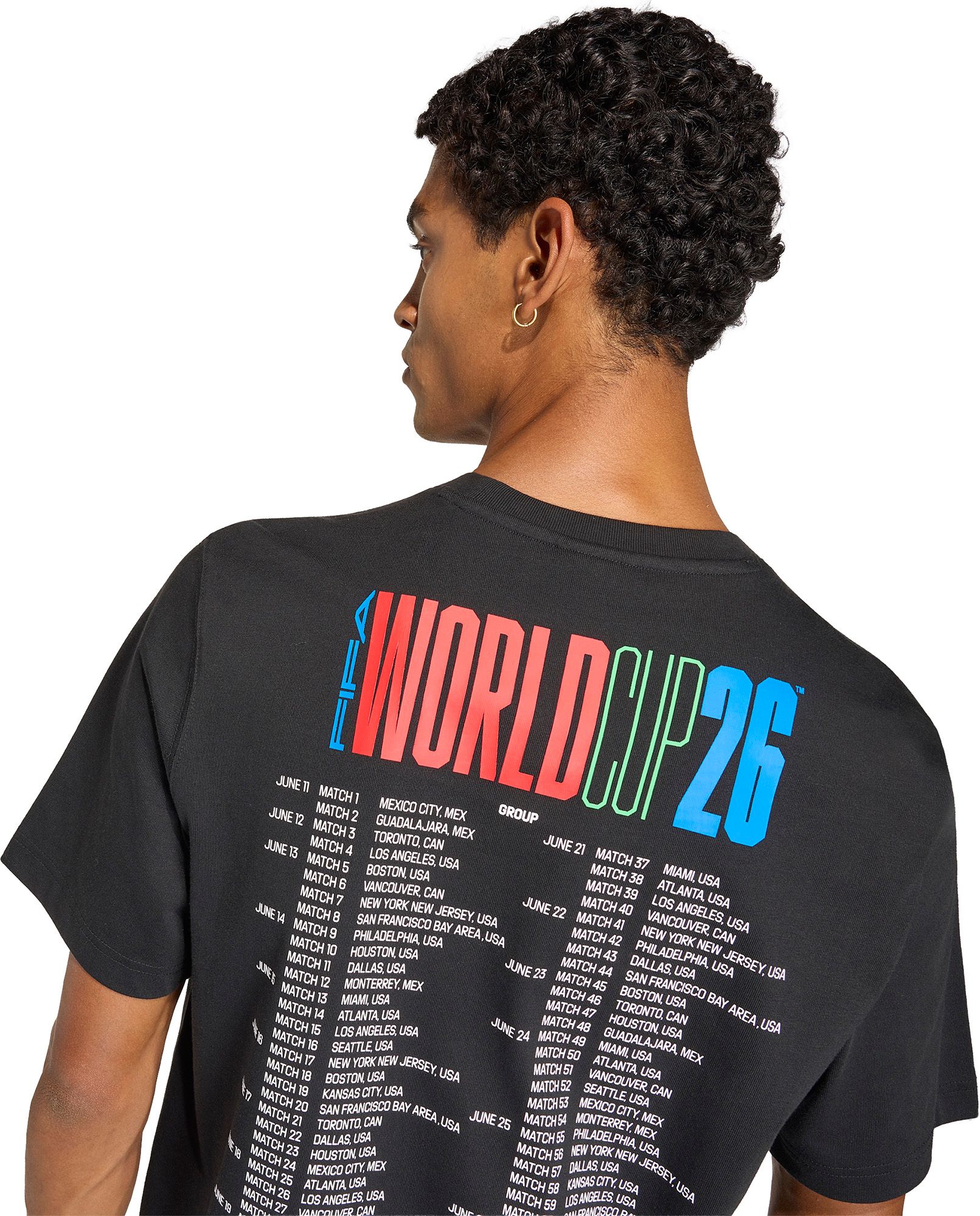 adidas Adult FIFA World Cup 2026 Black 2026 T-Shirt product image