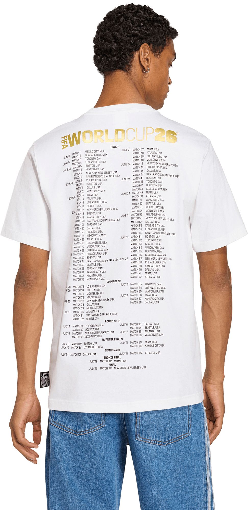adidas Adult FIFA World Cup 2026 White 2026 T-Shirt product image