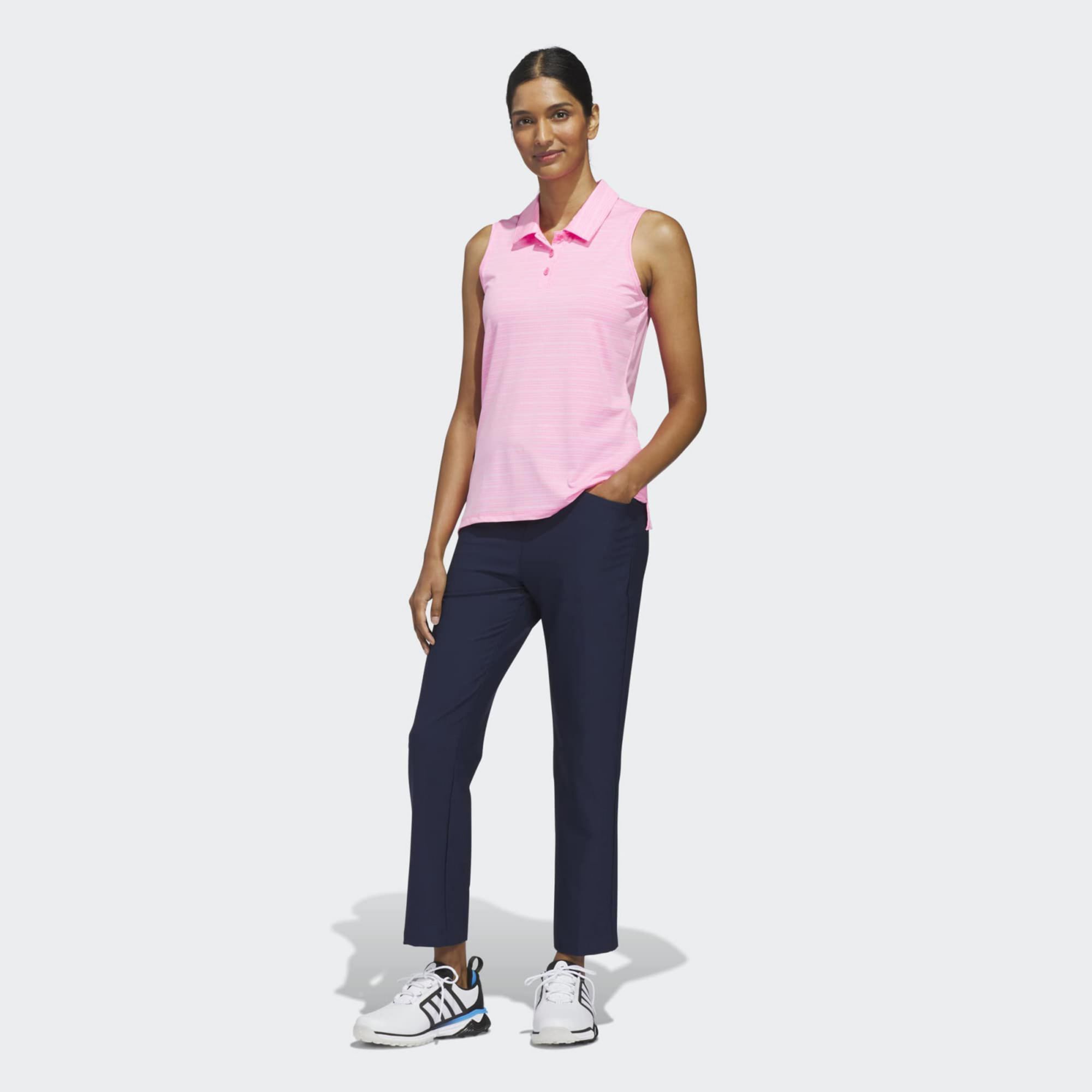 adidas Women's Ultimate365 Jacquard Sleeveless Golf Polo product image