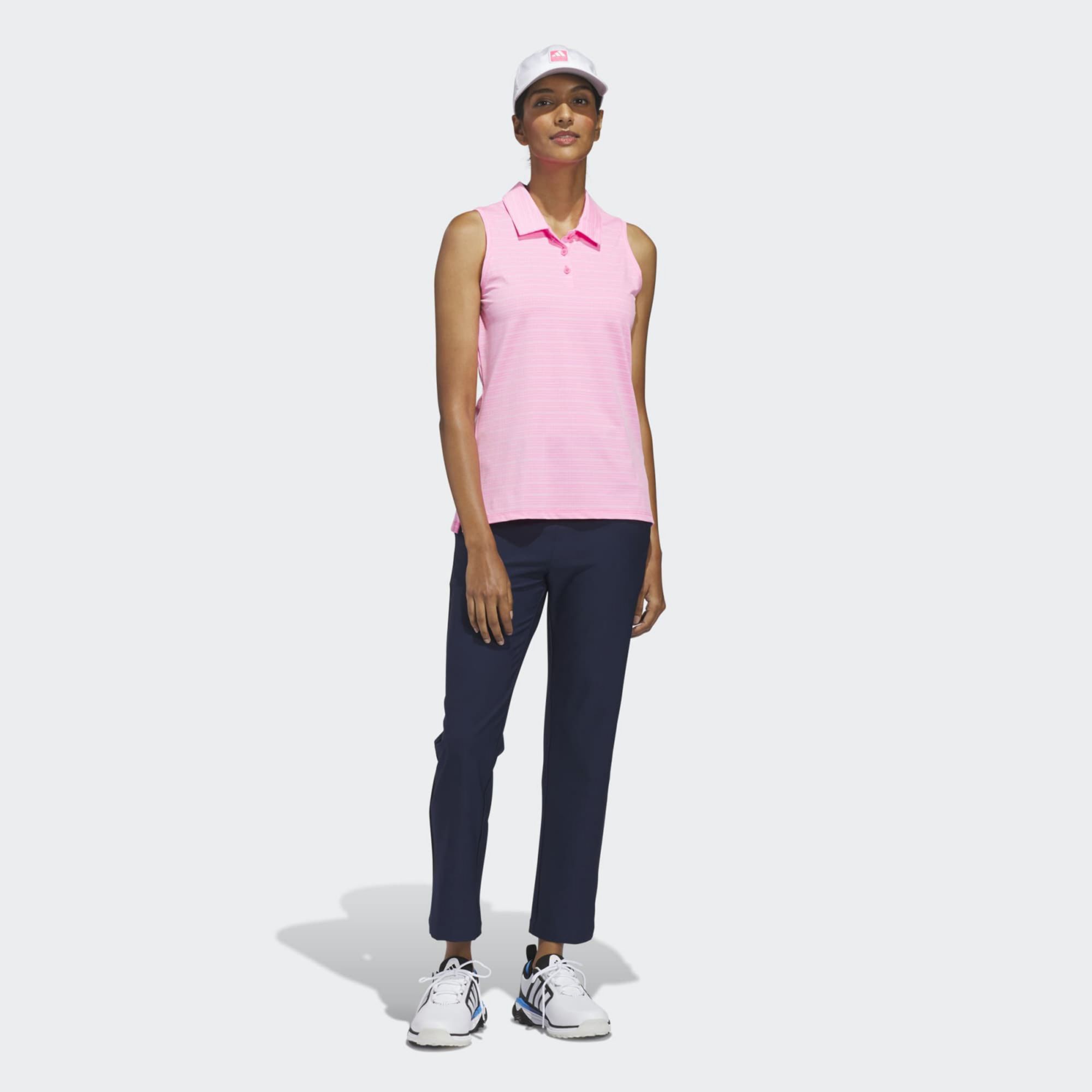 adidas Women's Ultimate365 Jacquard Sleeveless Golf Polo product image