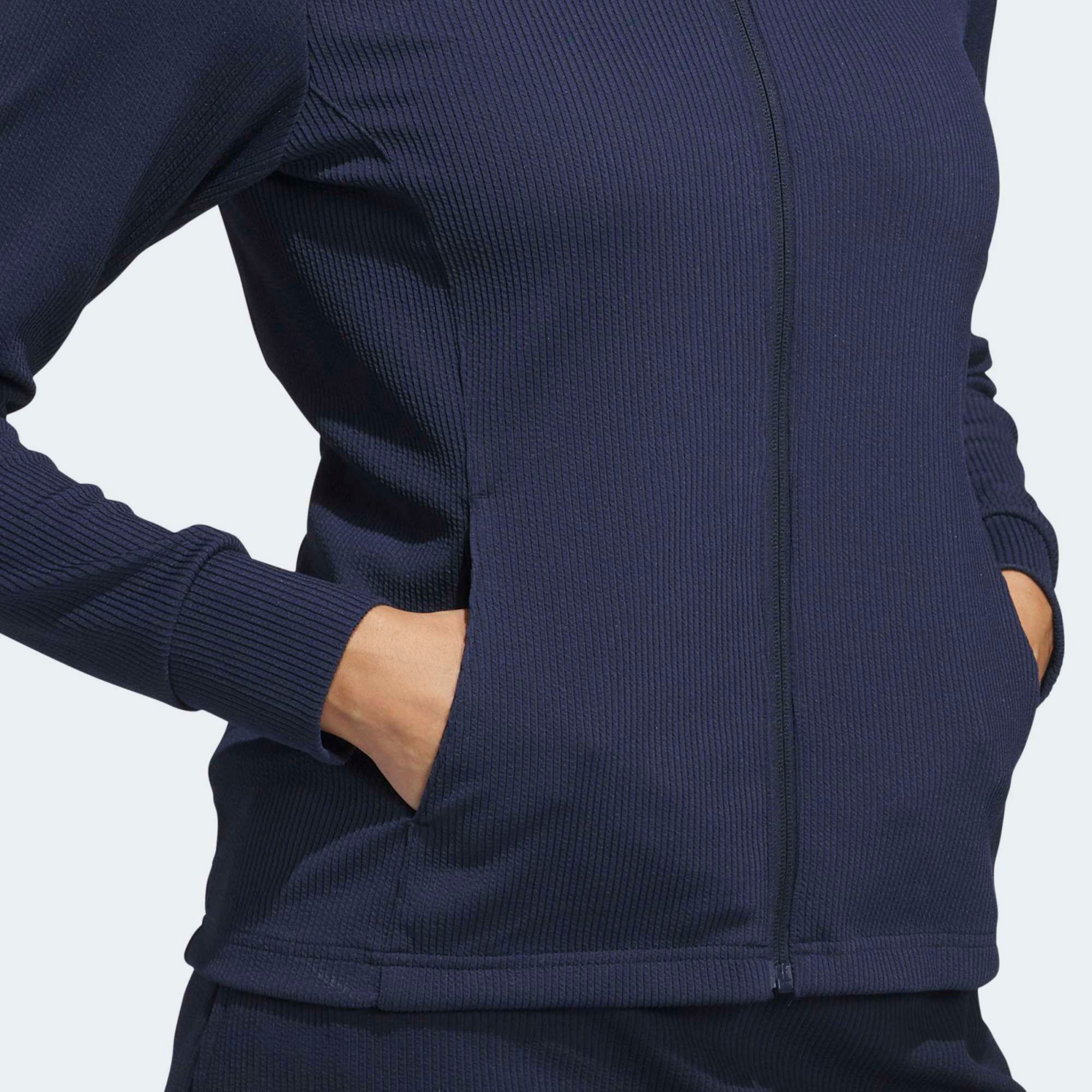 adidas Women's Performance Texture Full Zip Golf Jacket product image