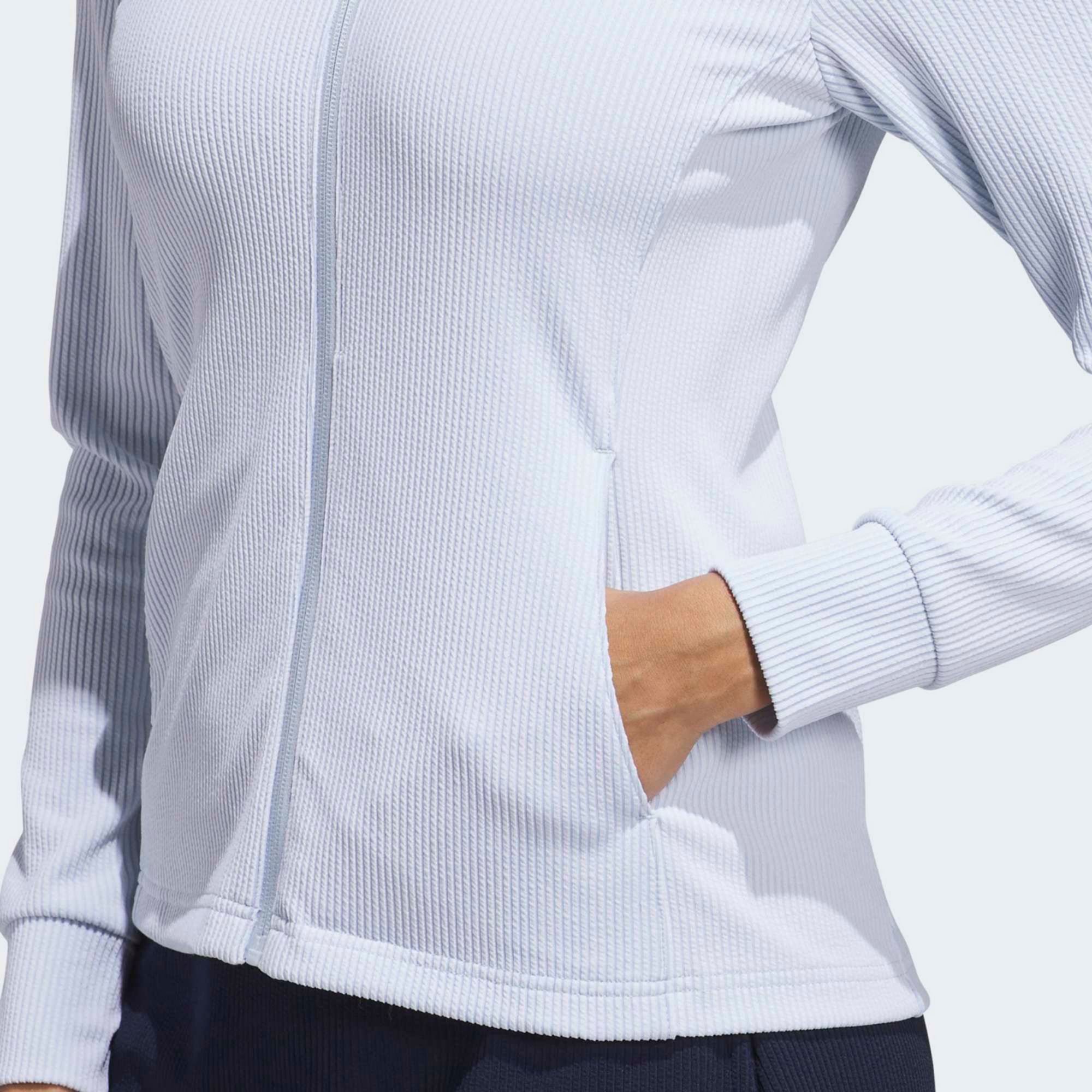 adidas Women's Performance Texture Full Zip Golf Jacket product image