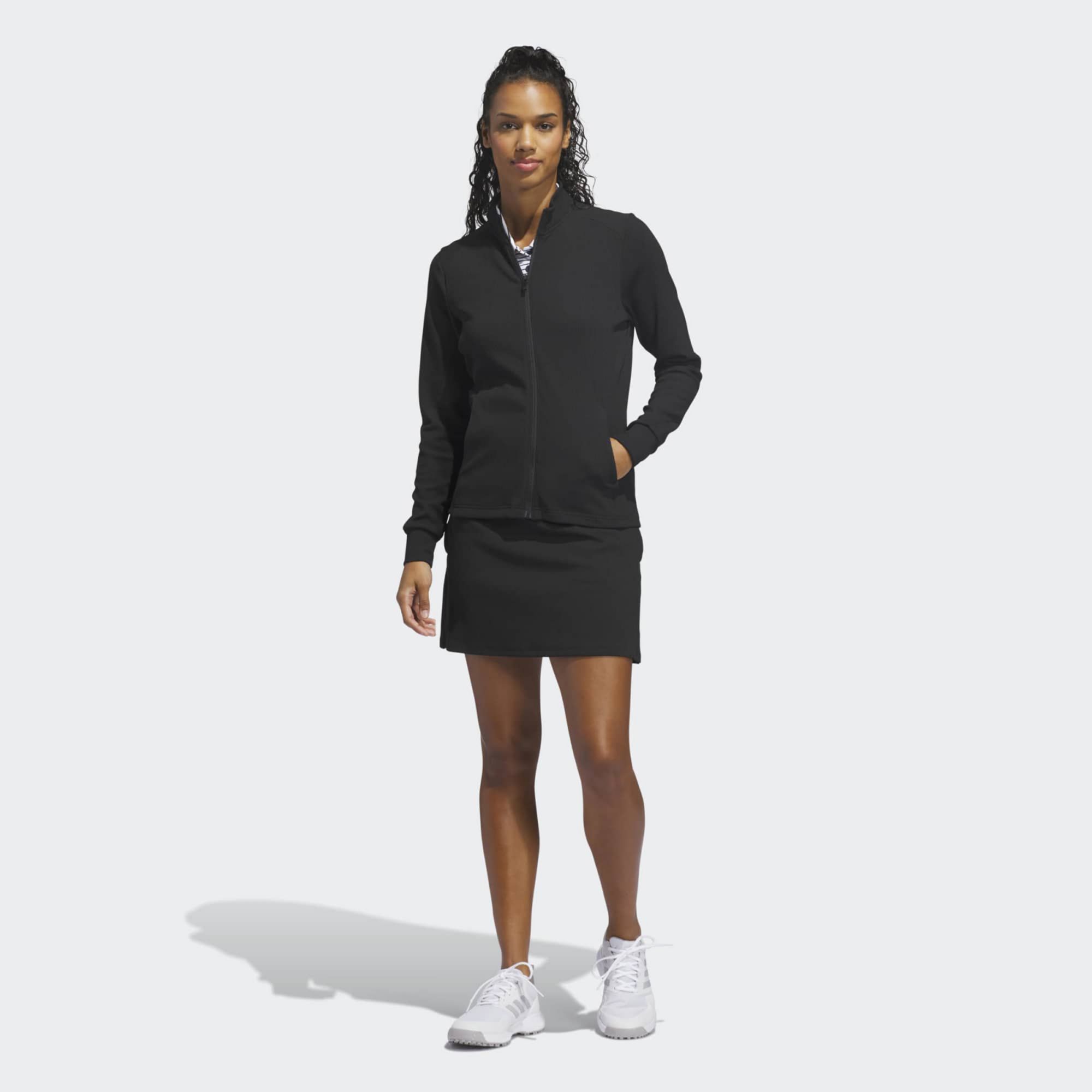 adidas Women's Performance Texture Full Zip Golf Jacket product image