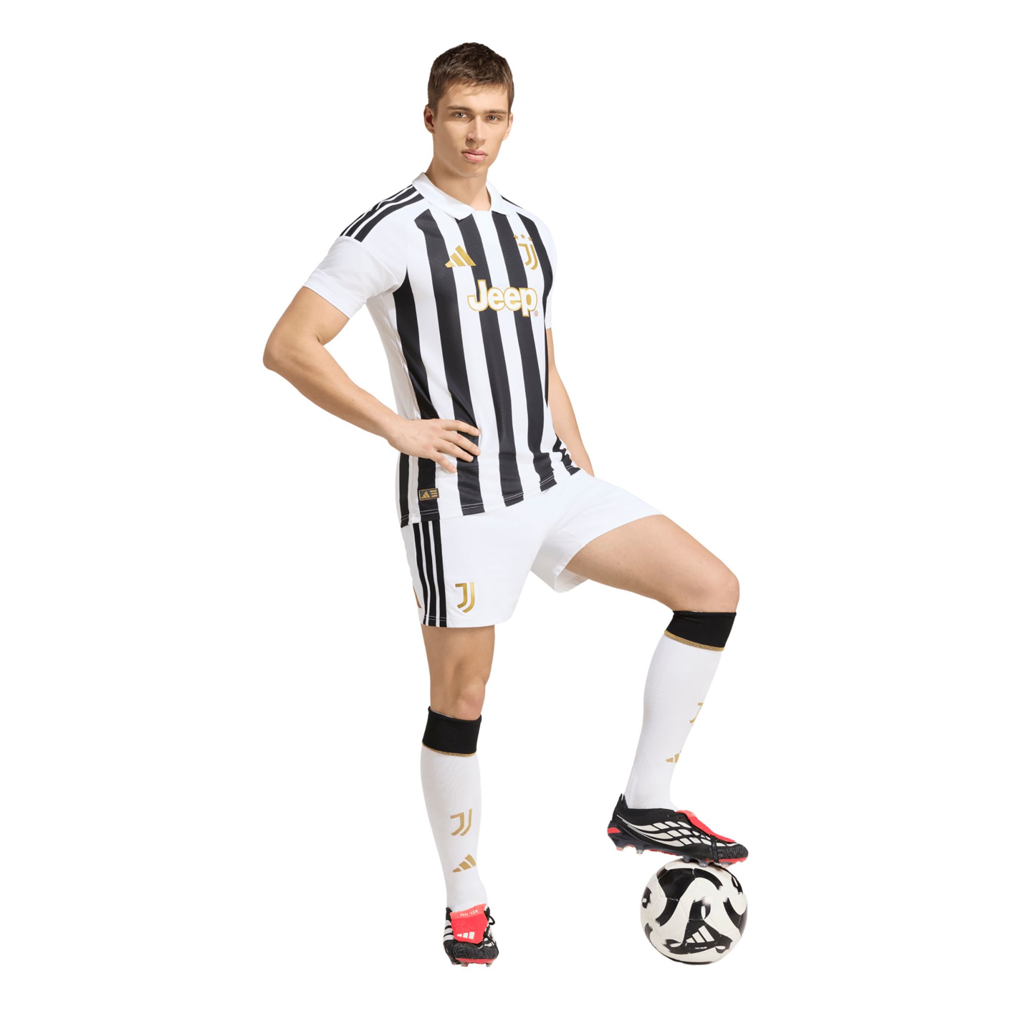 adidas Adult Juventus 2026 White Home Authentic Jersey | Dick's