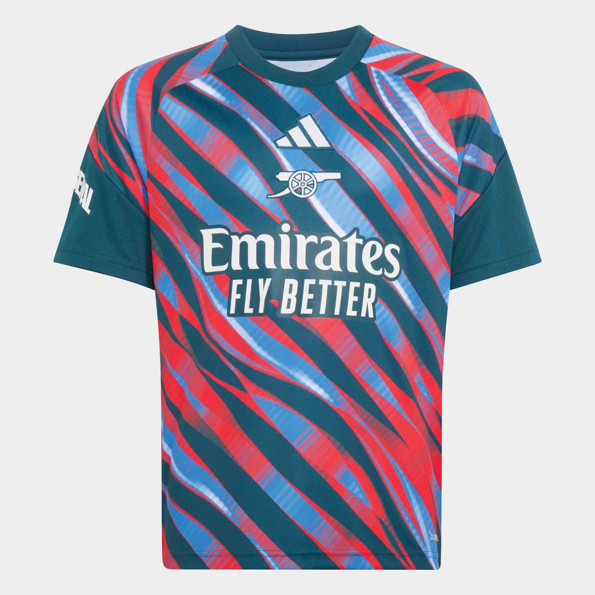 adidas Youth Arsenal 2026 Green Prematch Jersey product image
