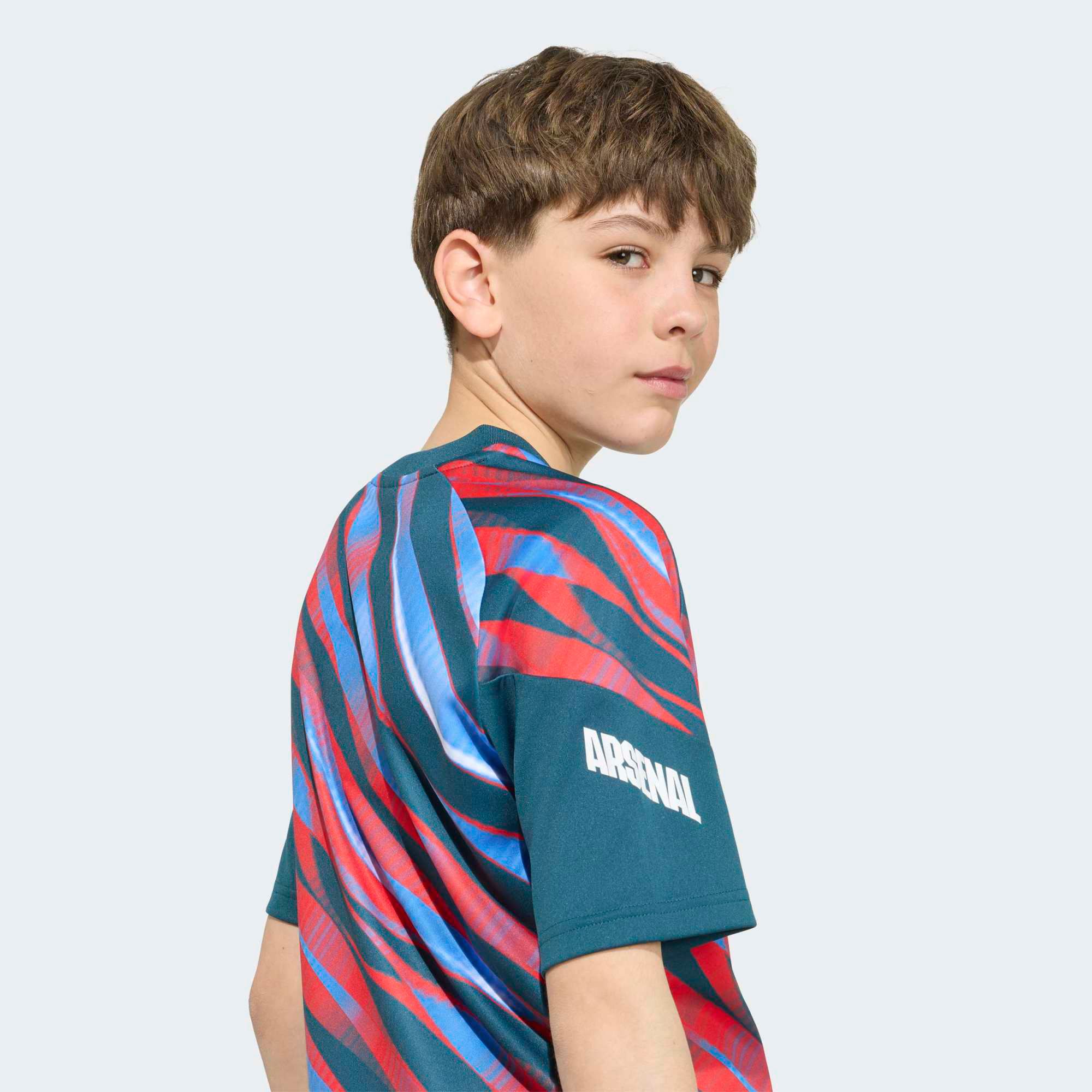 adidas Youth Arsenal 2026 Green Prematch Jersey product image