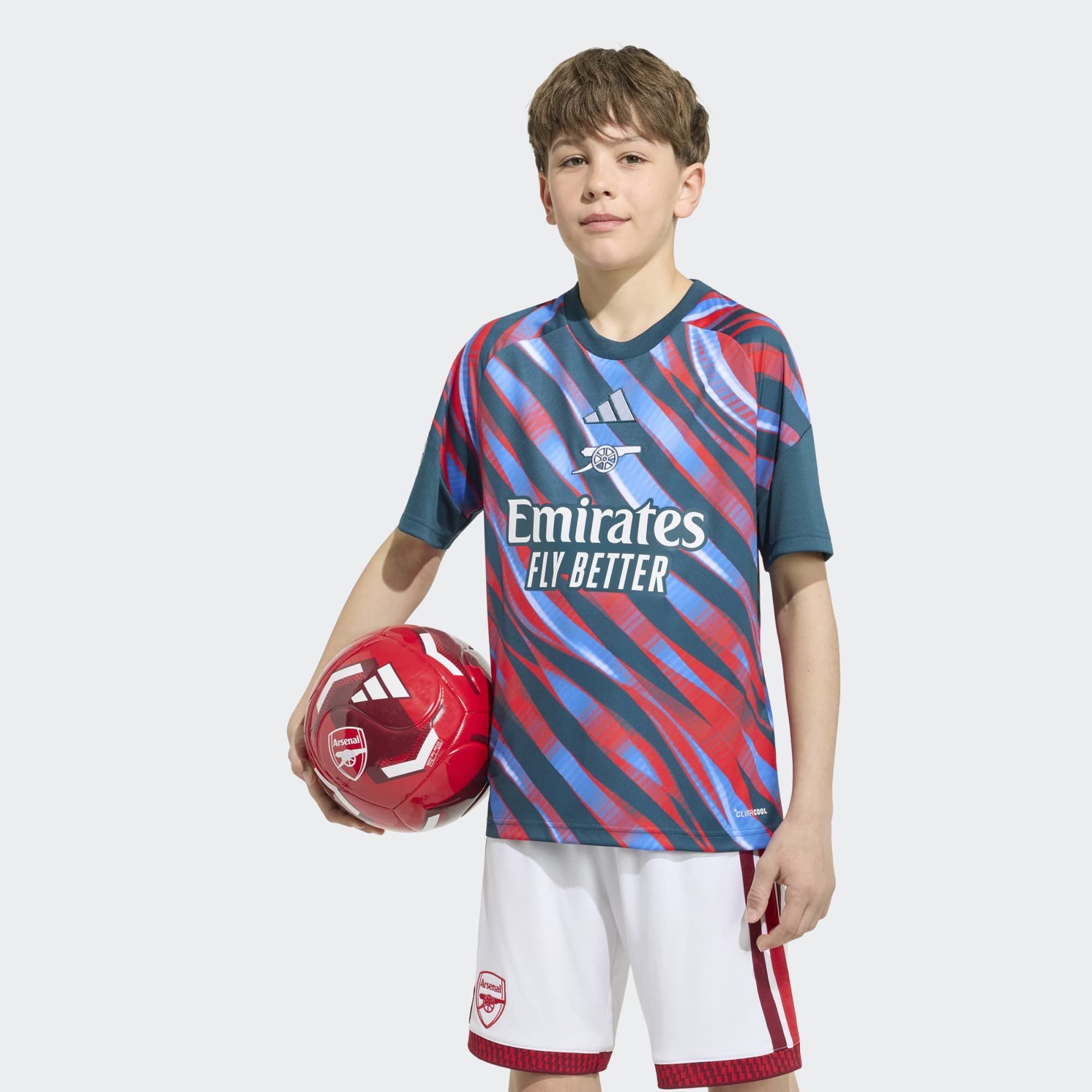 adidas Youth Arsenal 2026 Green Prematch Jersey product image