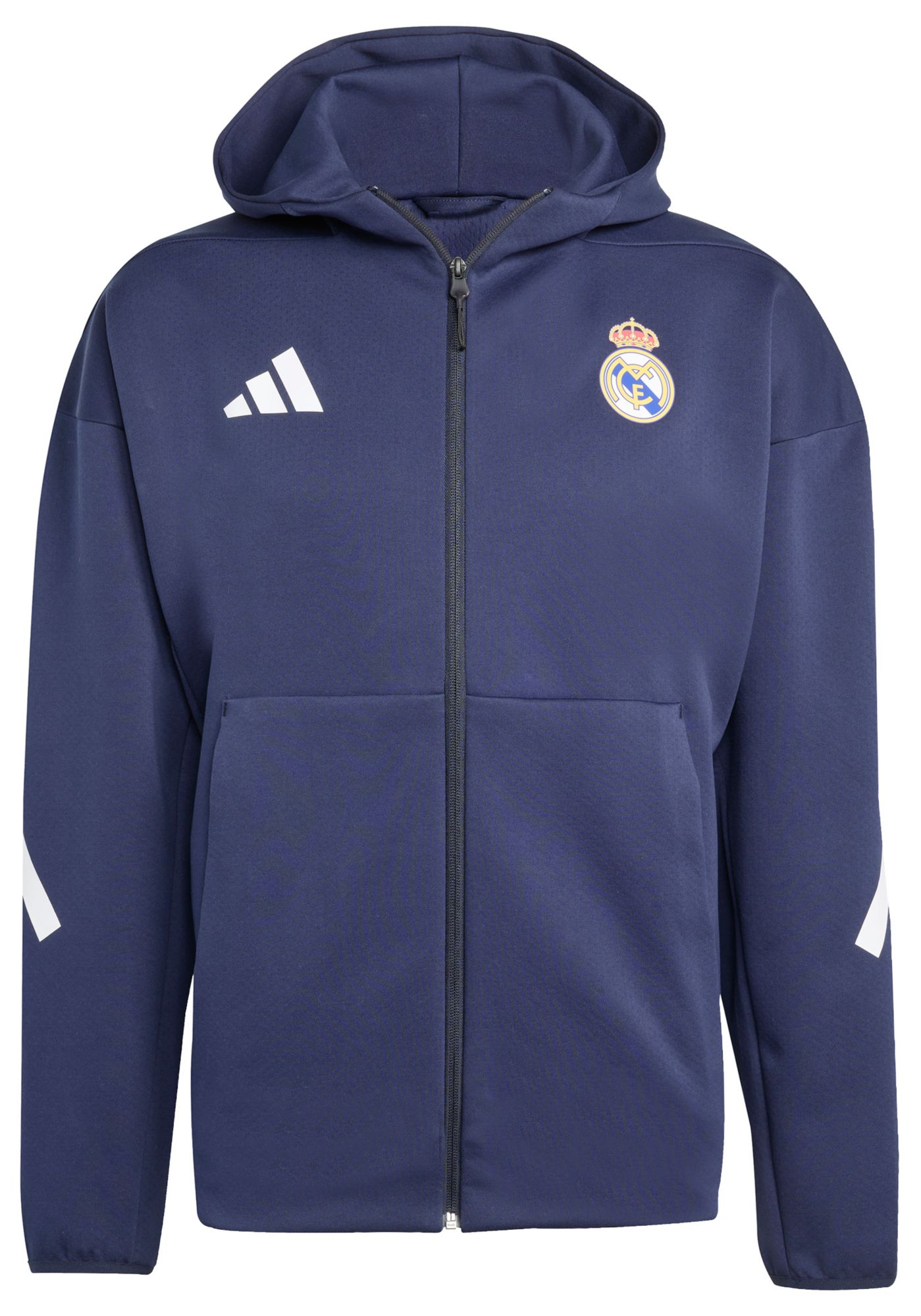 adidas Men's Real Madrid 2025 Navy Prematch Jacket product image