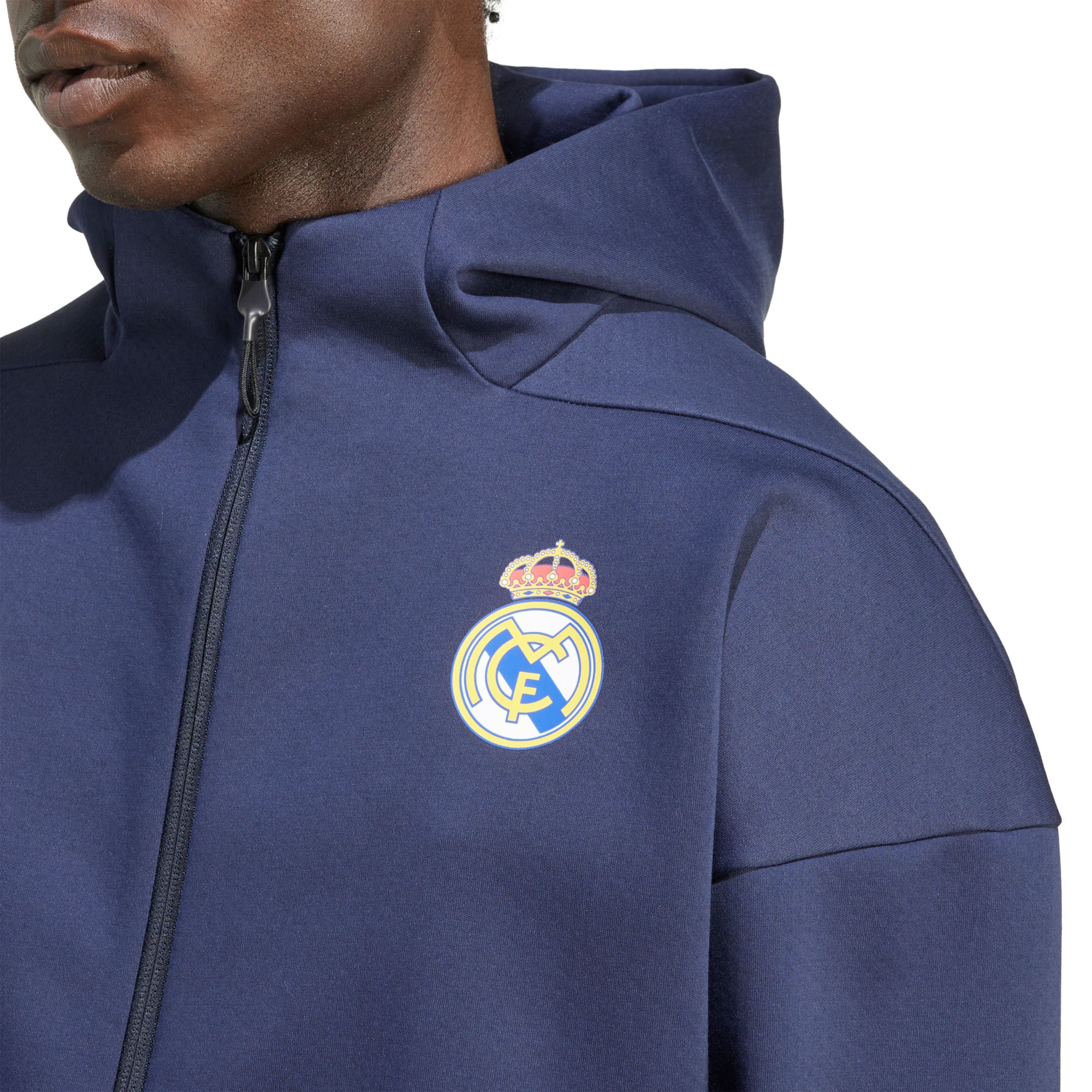 adidas Men's Real Madrid 2025 Navy Prematch Jacket product image