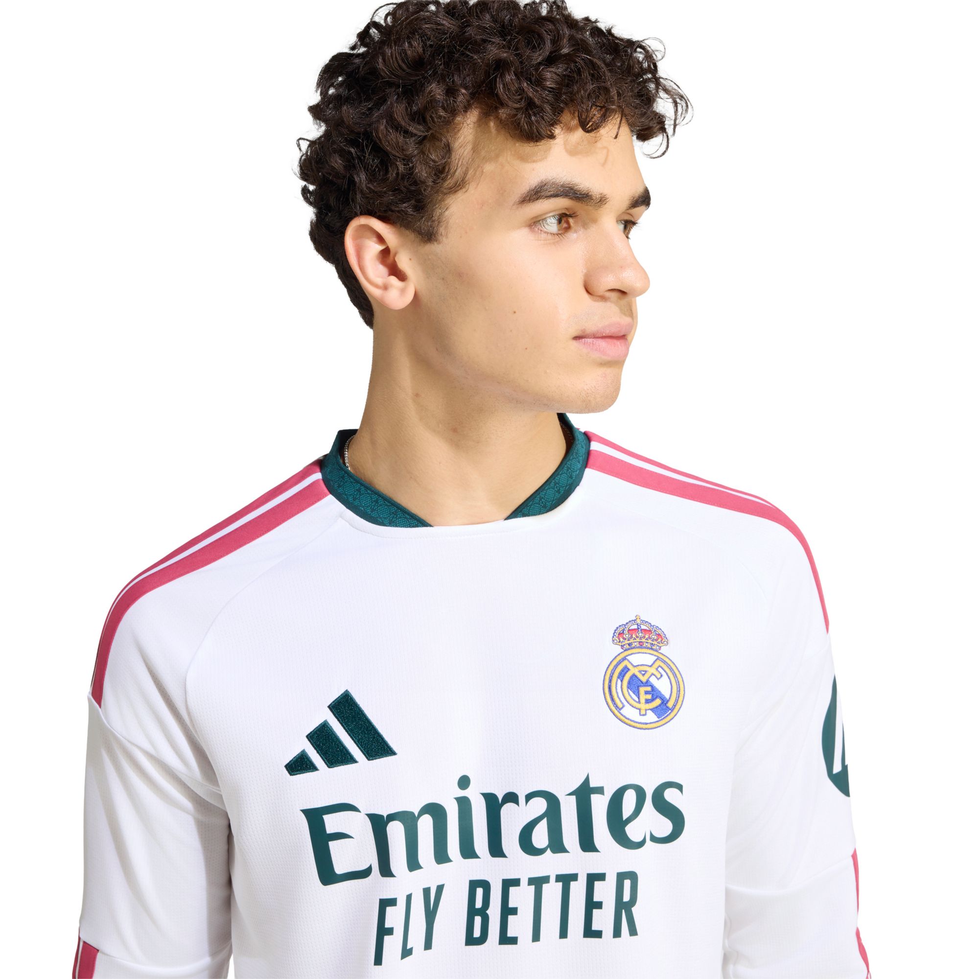 adidas Adult Real Madrid 2026 Home Replica Long Sleeve Jersey