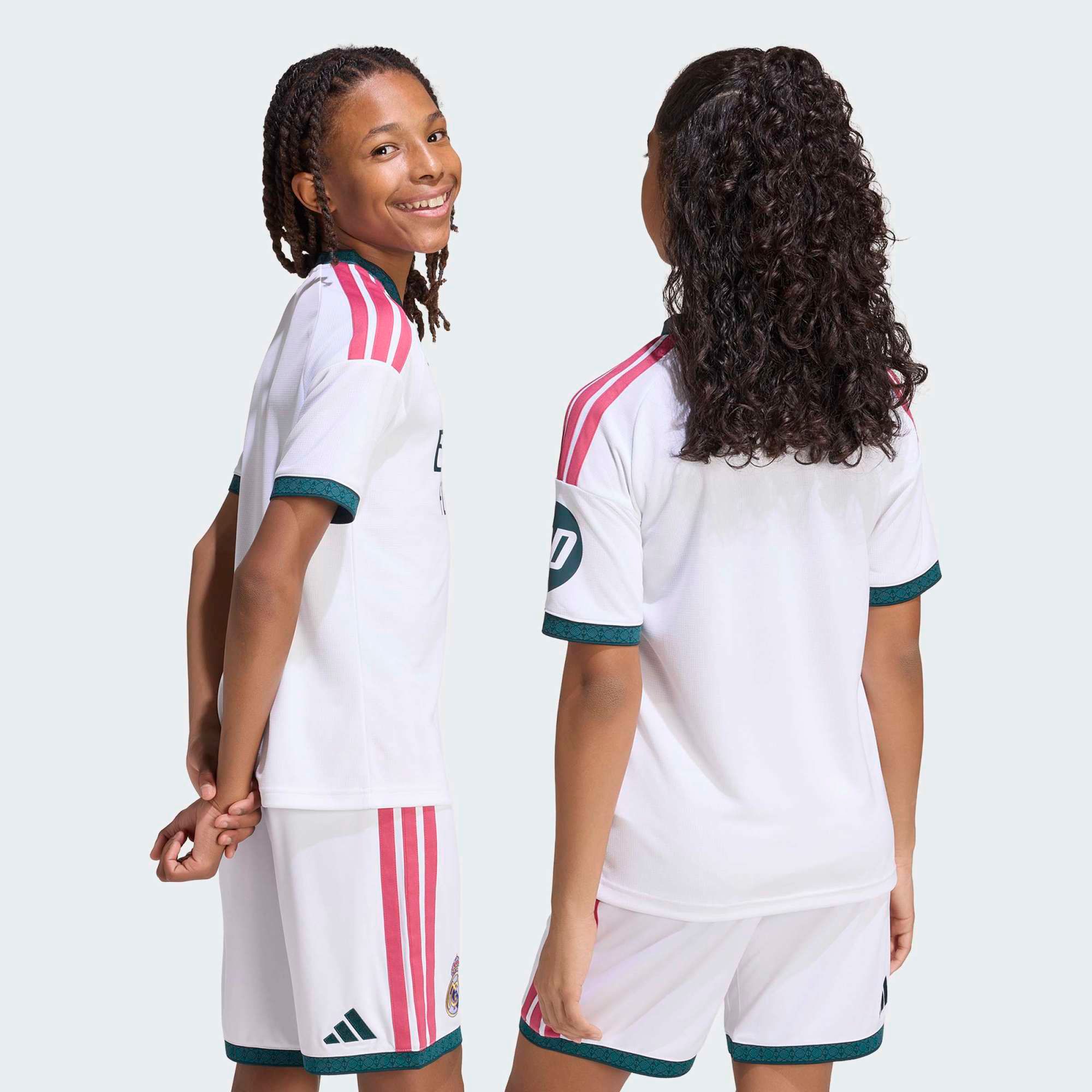 adidas Youth Real Madrid 2026 White Home Replica Jersey product image
