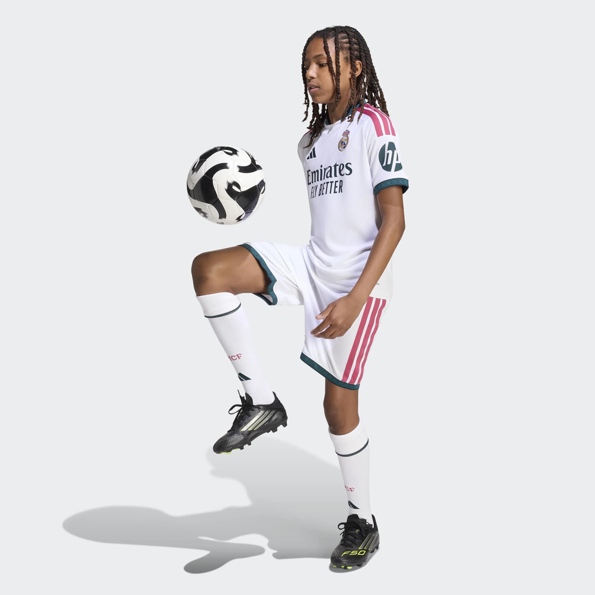 adidas Youth Real Madrid 2026 White Home Replica Jersey product image