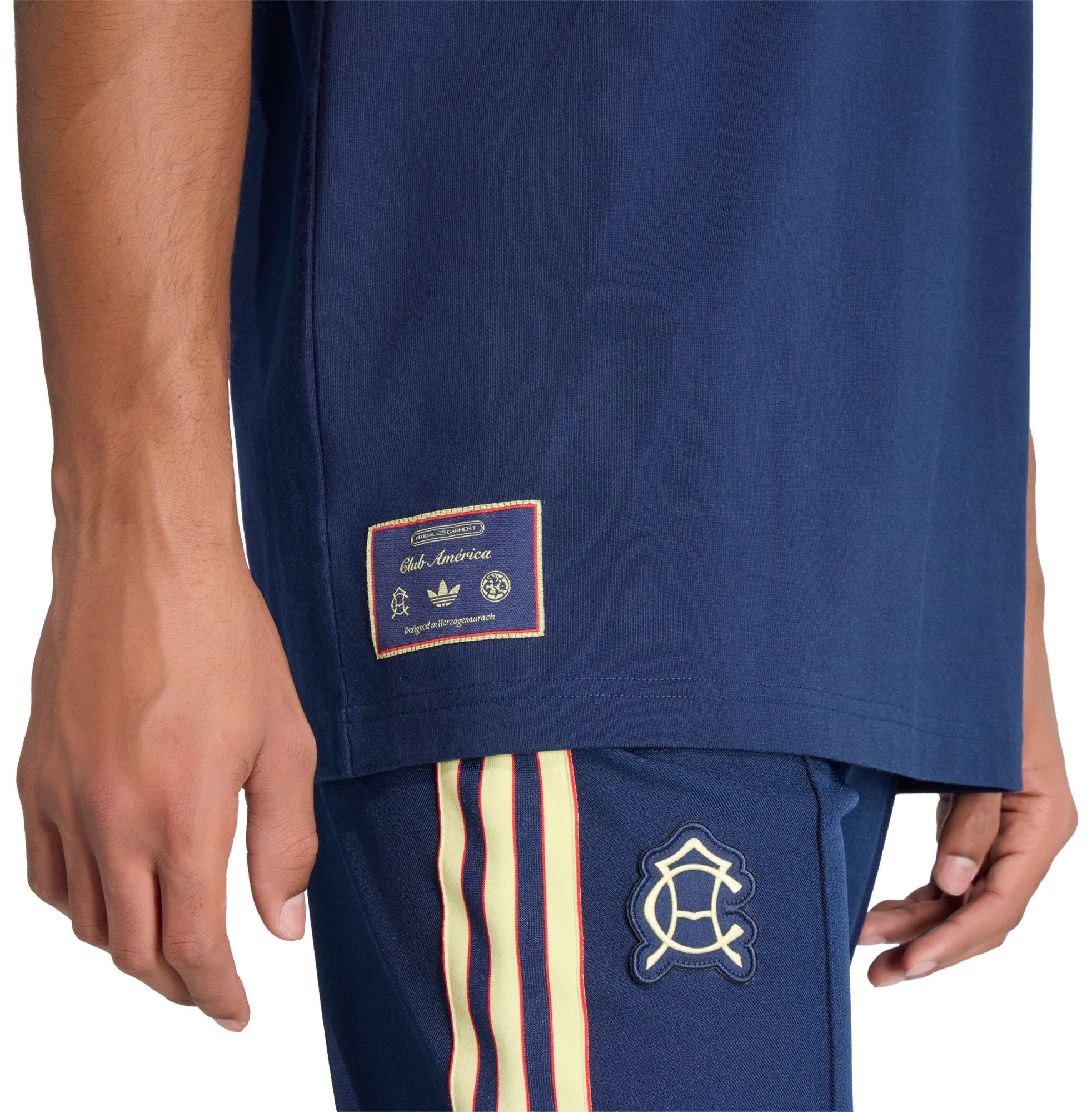 adidas Adult 2025 Club America Navy Home Team Logo Icon T-Shirt product image