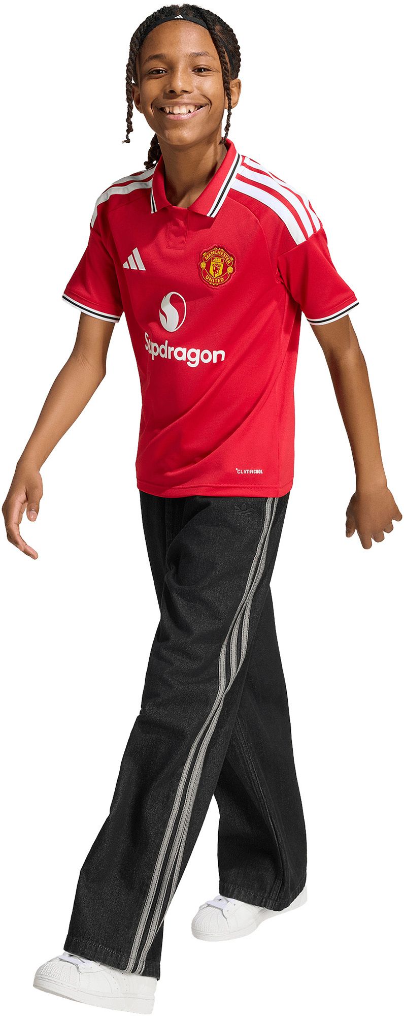 adidas Youth Manchester United Red 2026 Home Replica Jersey product image