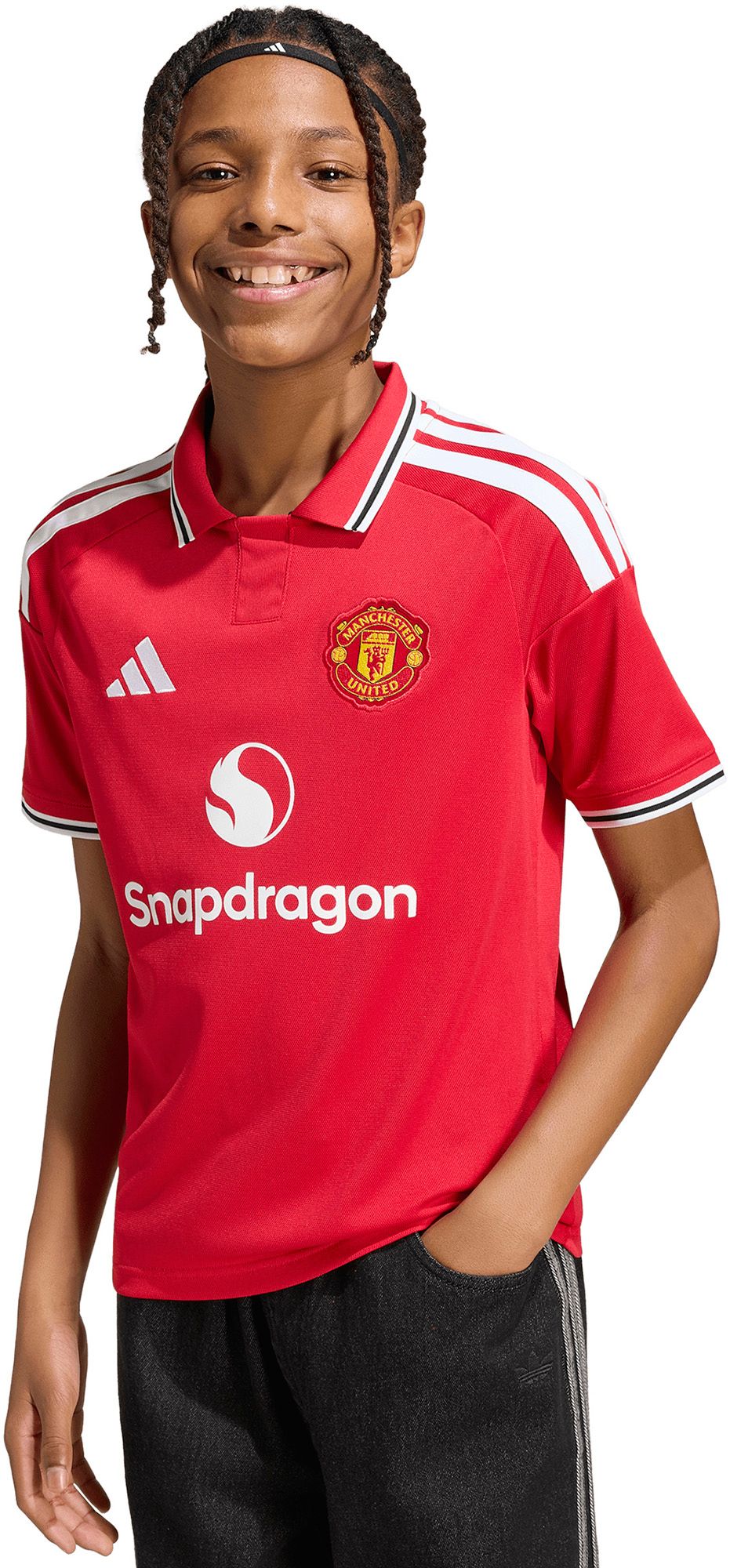 adidas Youth Manchester United Red 2026 Home Replica Jersey product image