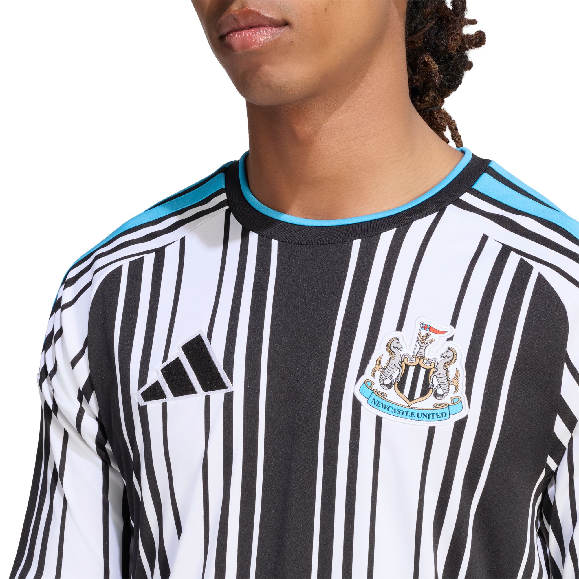 adidas Adult Newcastle United 2026 Home Replica Long Sleeve Jersey product image