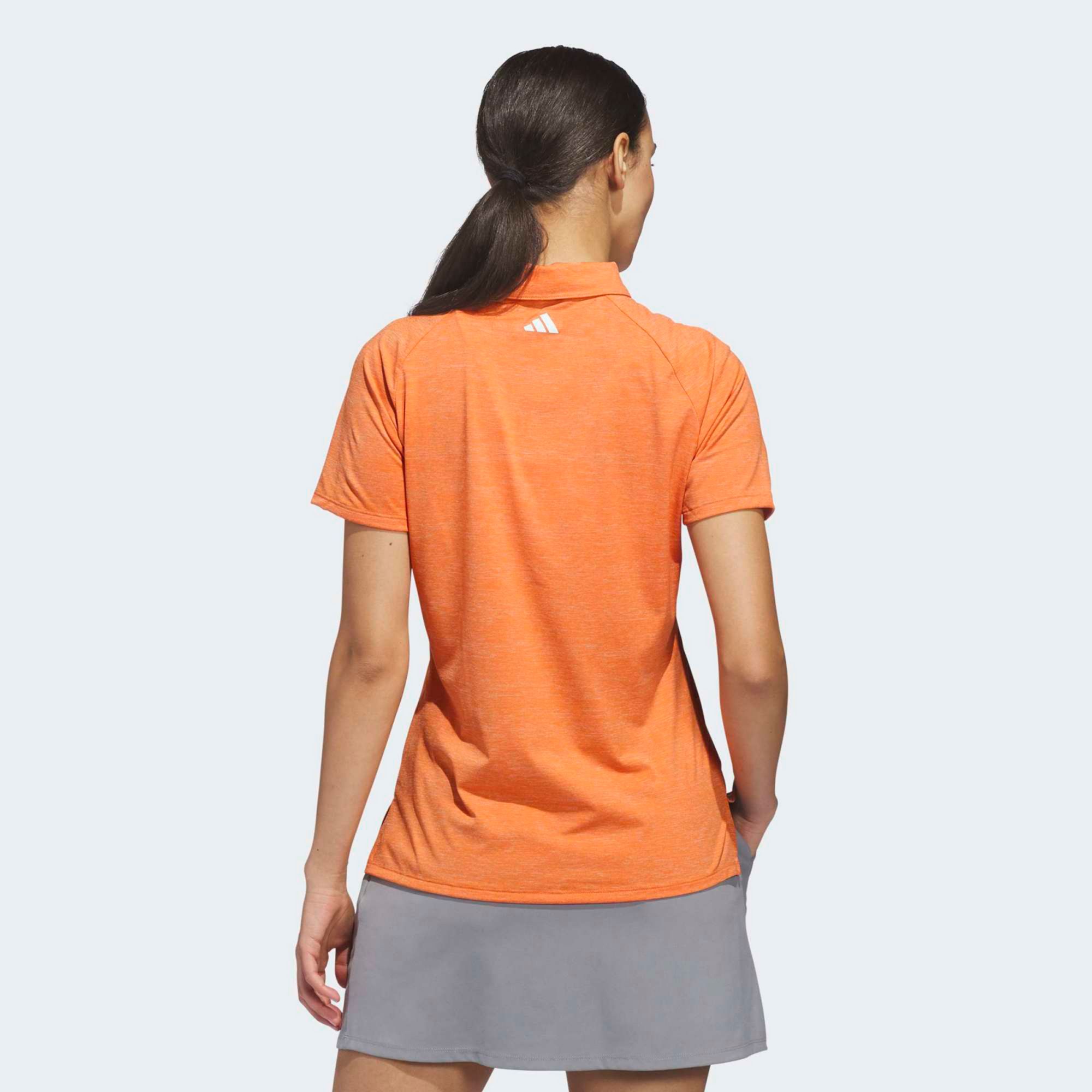 adidas Women's Ultimate365 Heathered Twistknit Short Sleeve Golf Polo product image
