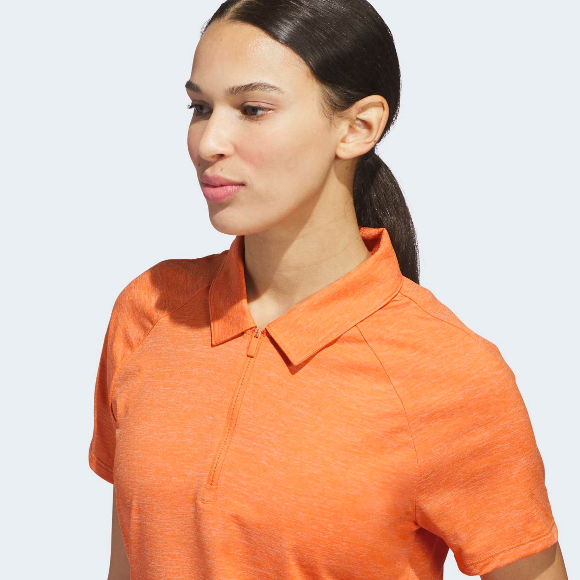 adidas Women's Ultimate365 Heathered Twistknit Short Sleeve Golf Polo product image