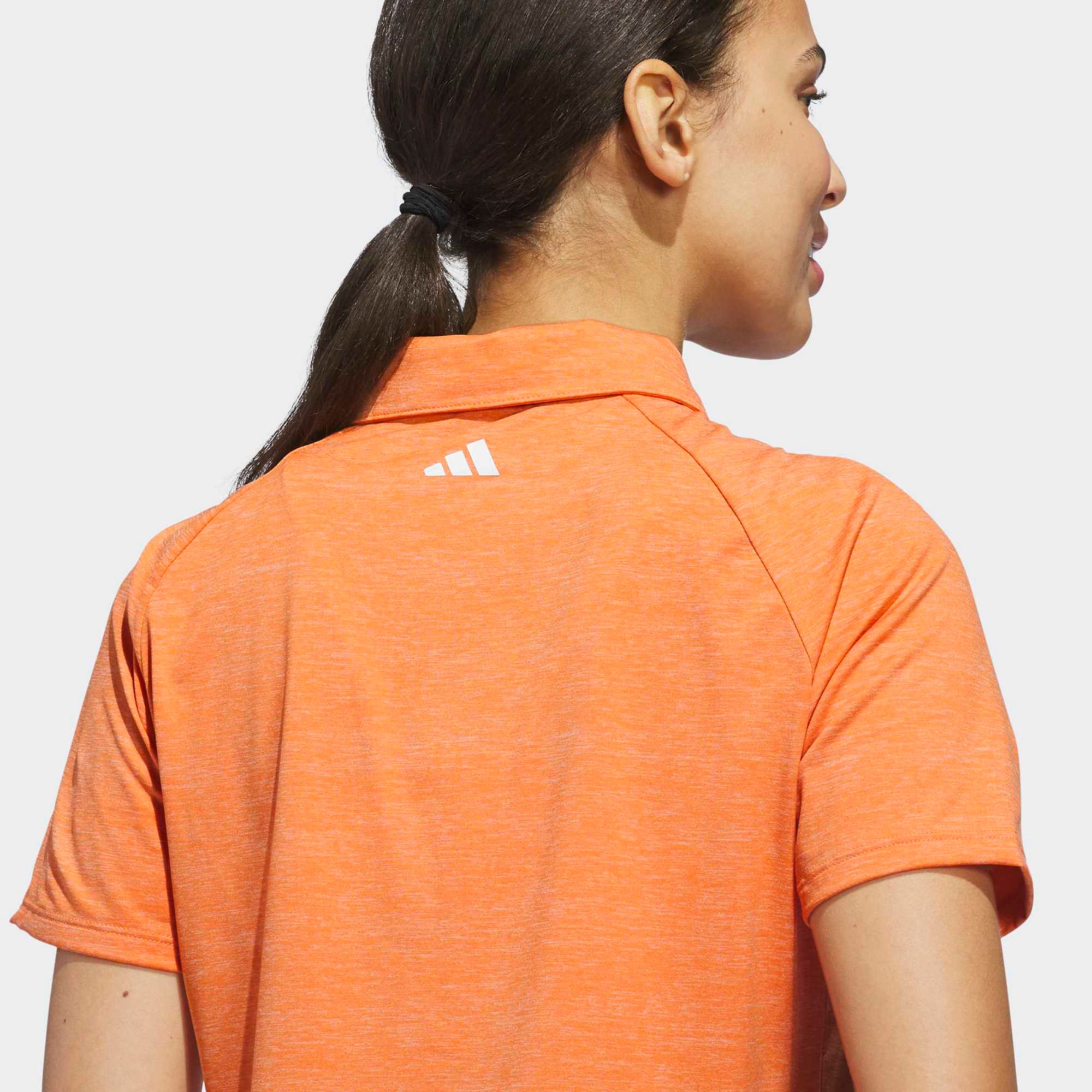 adidas Women's Ultimate365 Heathered Twistknit Short Sleeve Golf Polo product image