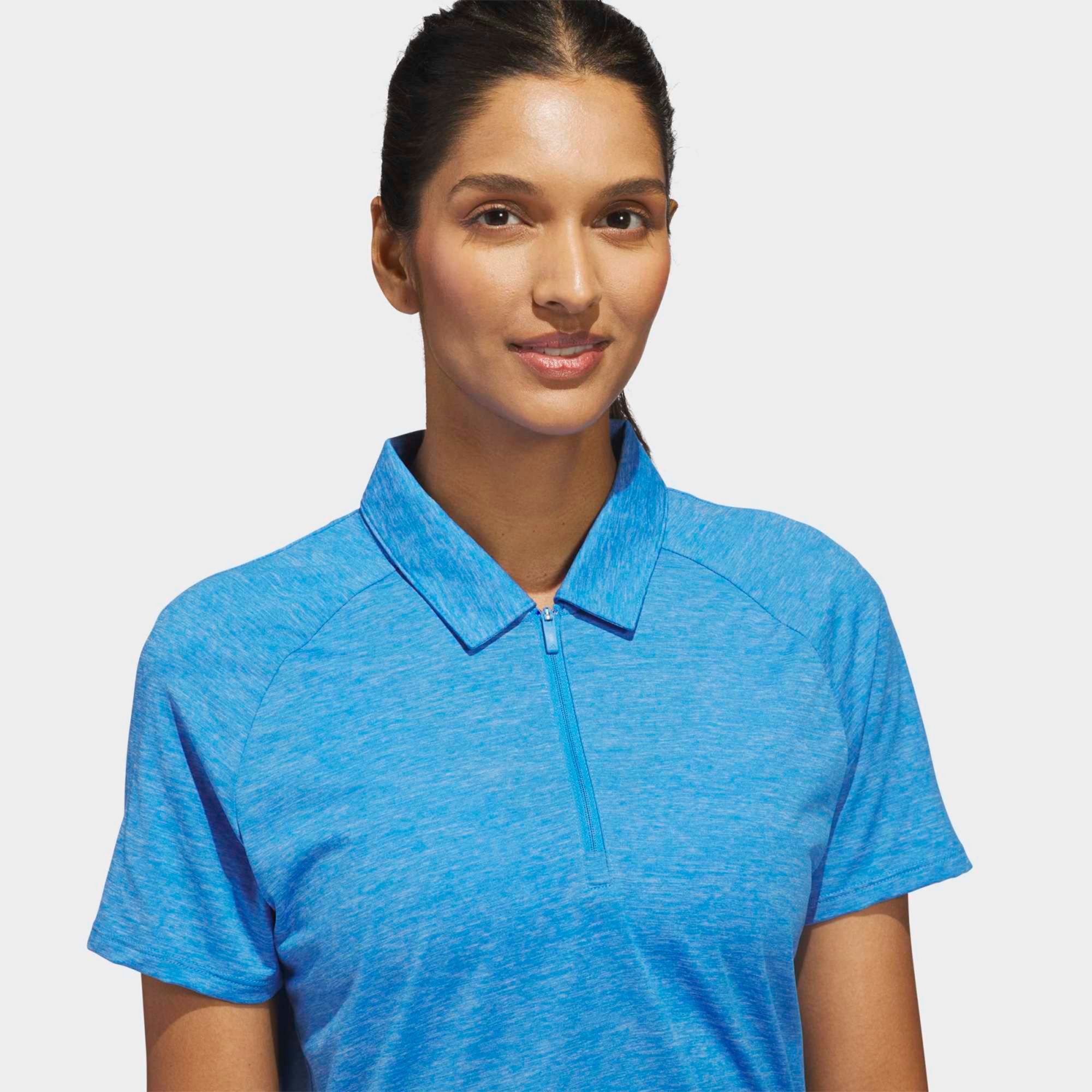 adidas Women's Ultimate365 Heathered Twistknit Short Sleeve Golf Polo product image